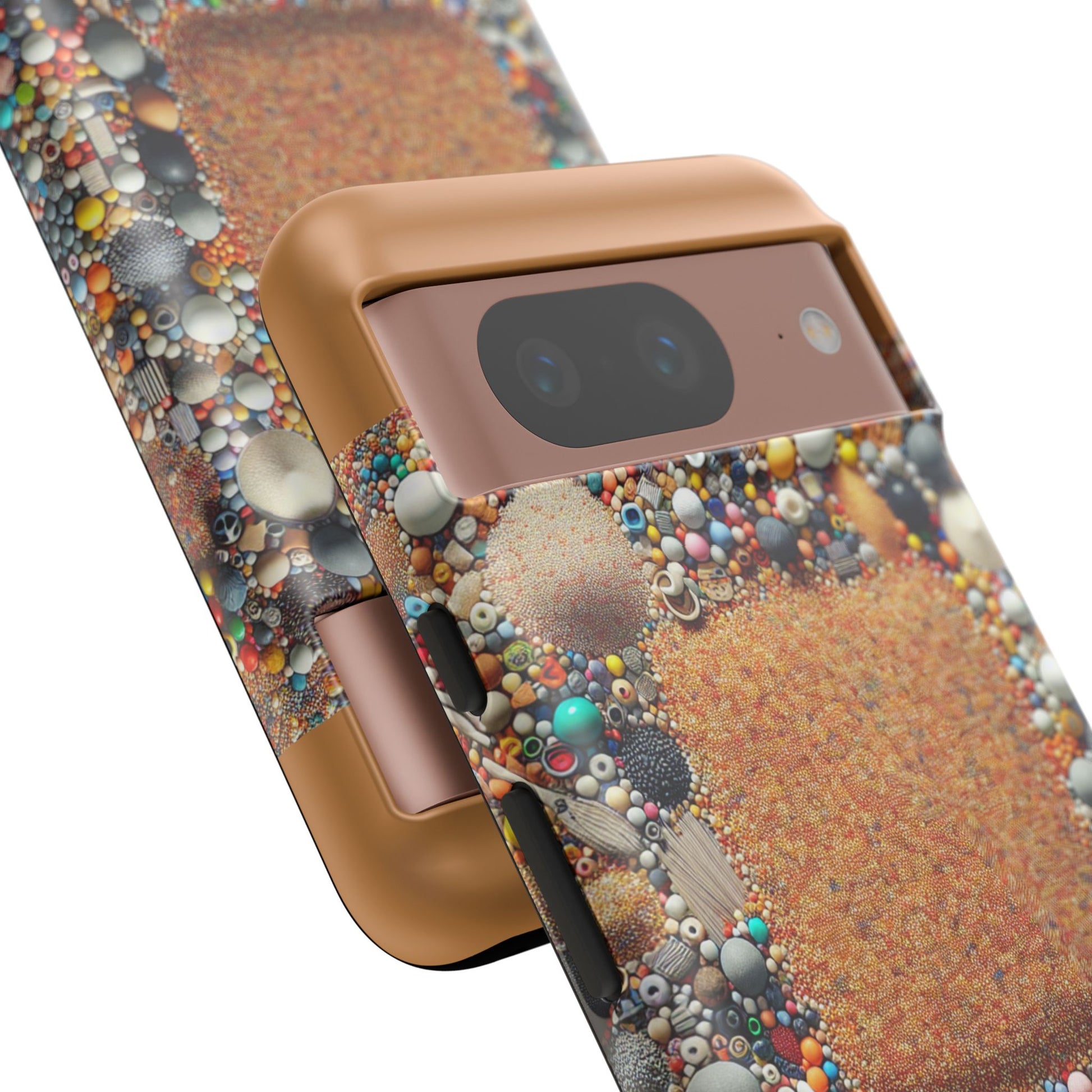 Colorful Phone Case with Unique Texture, Tough Case, Phone Accessory, Trendy Design, Gift for Tech Lovers, Durable Protection