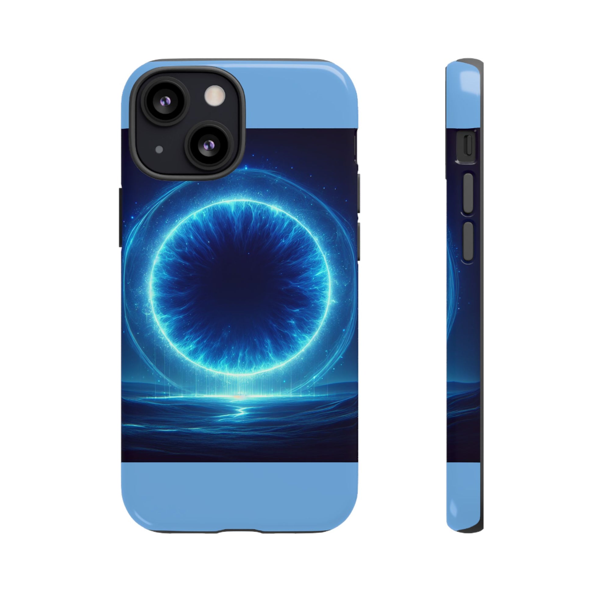 Blue Galaxy Phone Case, Tough Phone Cover, Cosmic Protection Case, Space Design, Gift for Space Lovers