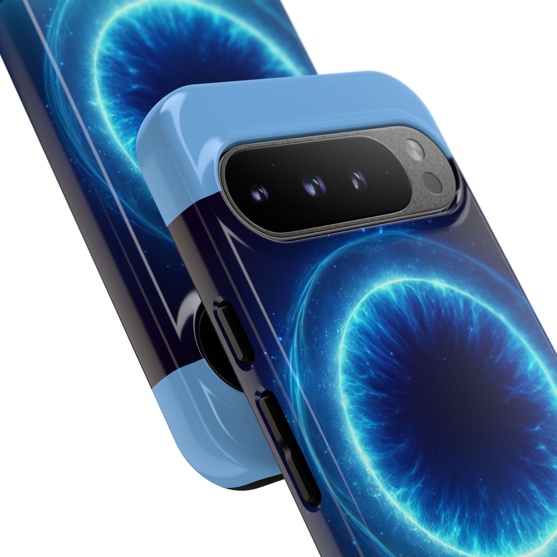 Blue Galaxy Phone Case, Tough Phone Cover, Cosmic Protection Case, Space Design, Gift for Space Lovers