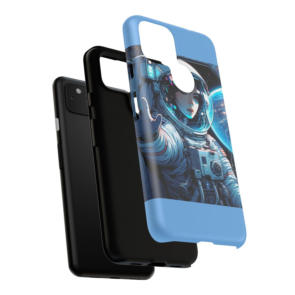 Astronaut Phone Case, Space-Themed Tough Case, Unique Gift for Science Lovers, Trendy Protection for Smartphones, Cool Tech Accessories