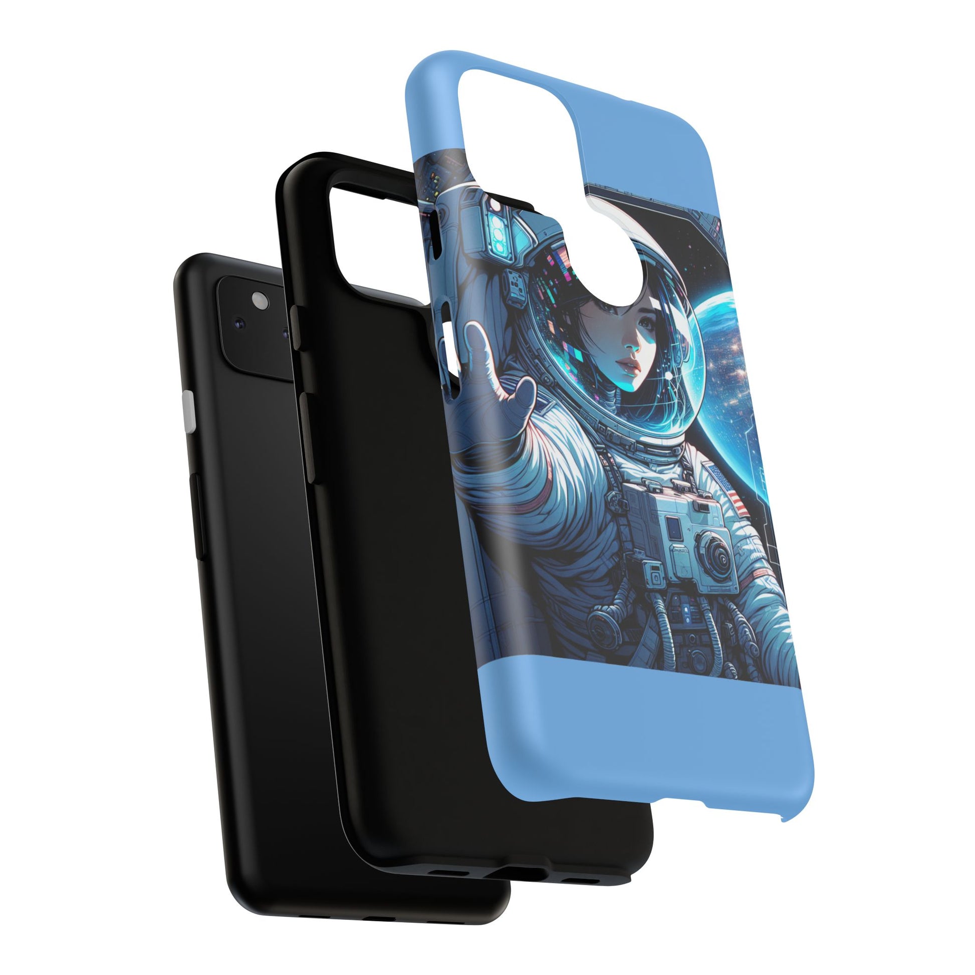 Astronaut Phone Case, Space-Themed Tough Case, Unique Gift for Science Lovers, Trendy Protection for Smartphones, Cool Tech Accessories