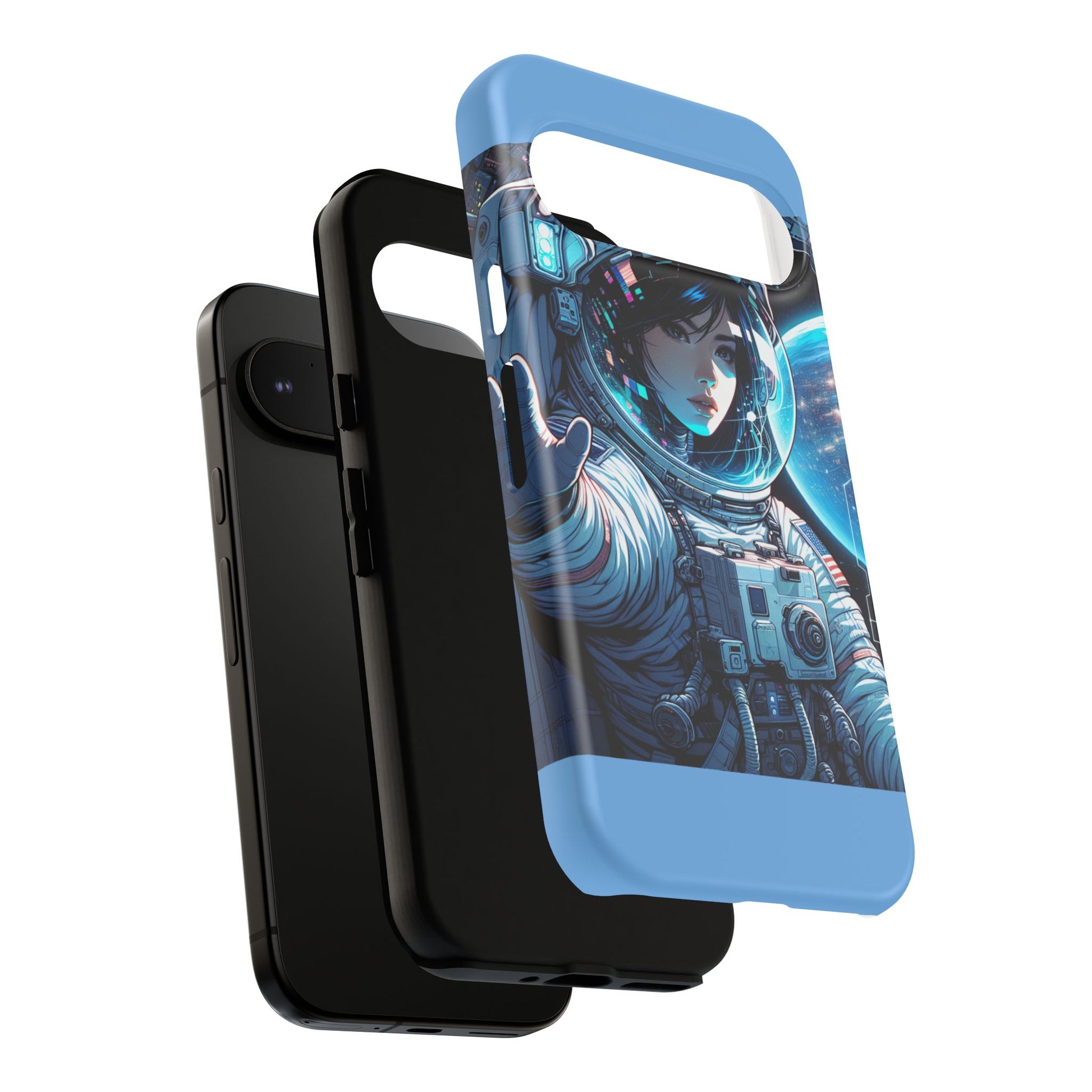 Astronaut Phone Case, Space-Themed Tough Case, Unique Gift for Science Lovers, Trendy Protection for Smartphones, Cool Tech Accessories