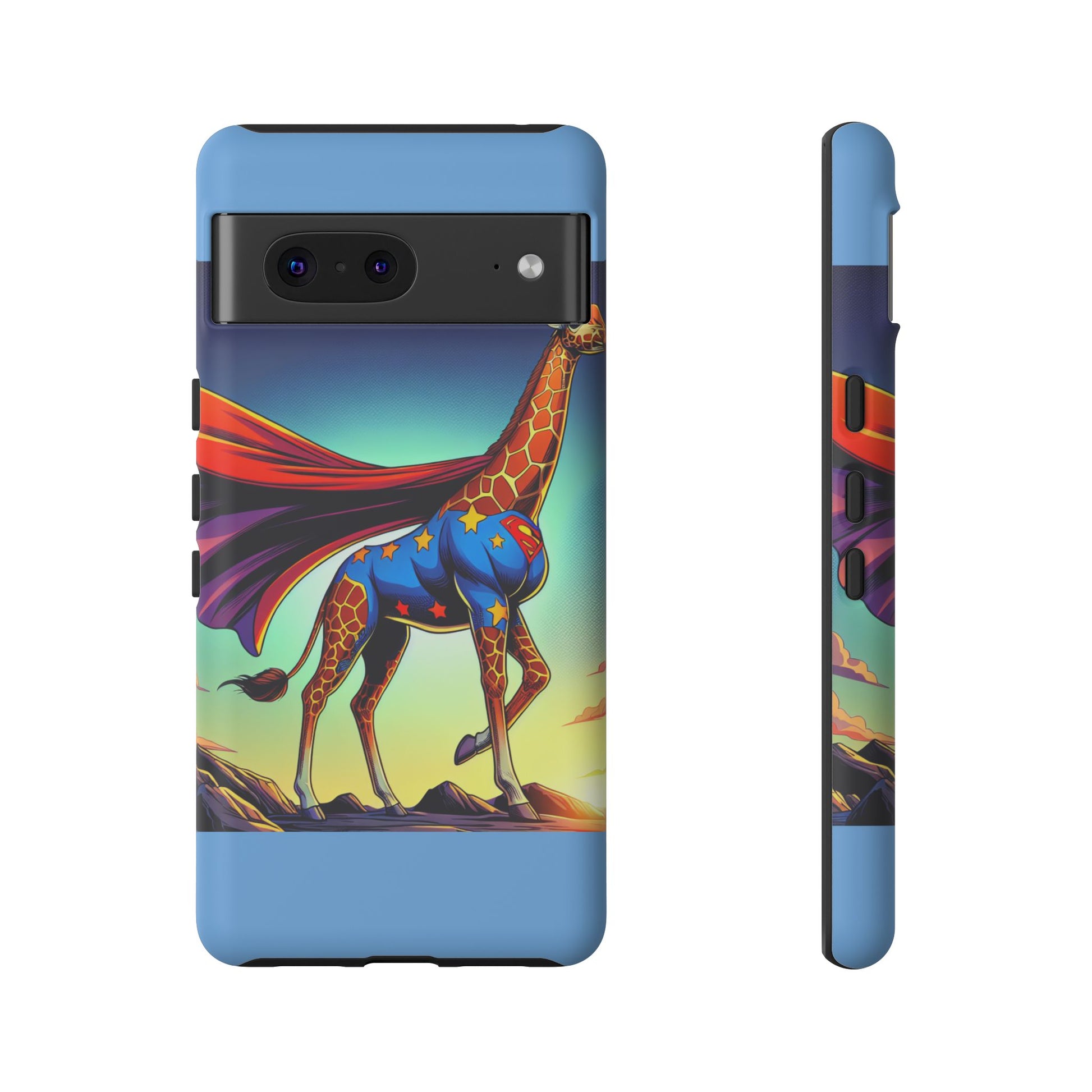 Superhero Giraffe Phone Case | Tough Cases, Unique Gifts, Animal Lover Accessories, Fun Tech Protectors, Cute Phone Covers, Birthday Gift