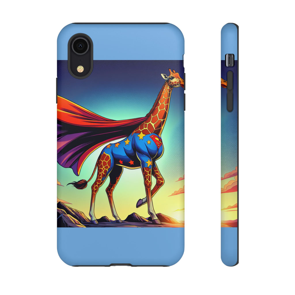 Superhero Giraffe Phone Case | Tough Cases, Unique Gifts, Animal Lover Accessories, Fun Tech Protectors, Cute Phone Covers, Birthday Gift
