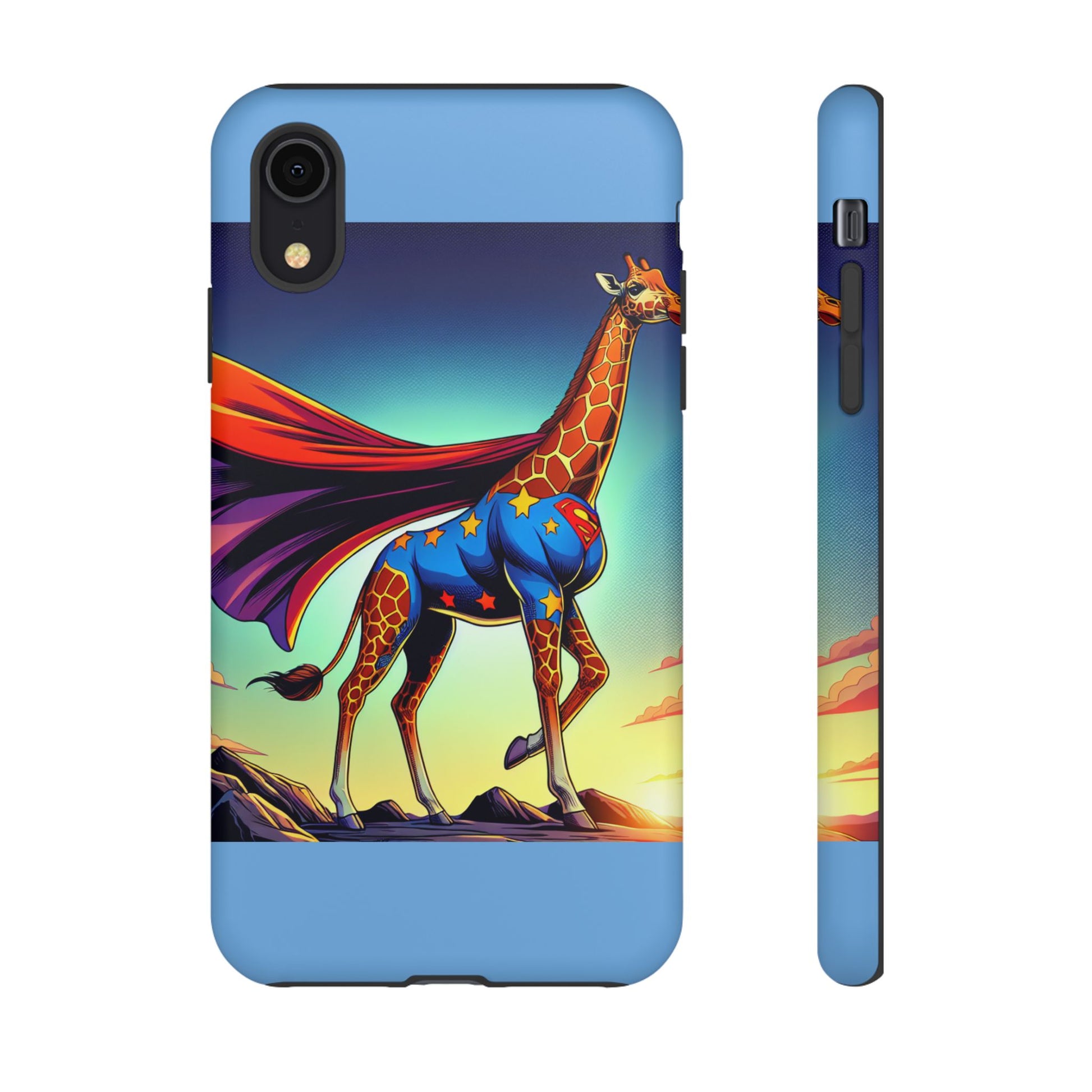 Superhero Giraffe Phone Case | Tough Cases, Unique Gifts, Animal Lover Accessories, Fun Tech Protectors, Cute Phone Covers, Birthday Gift
