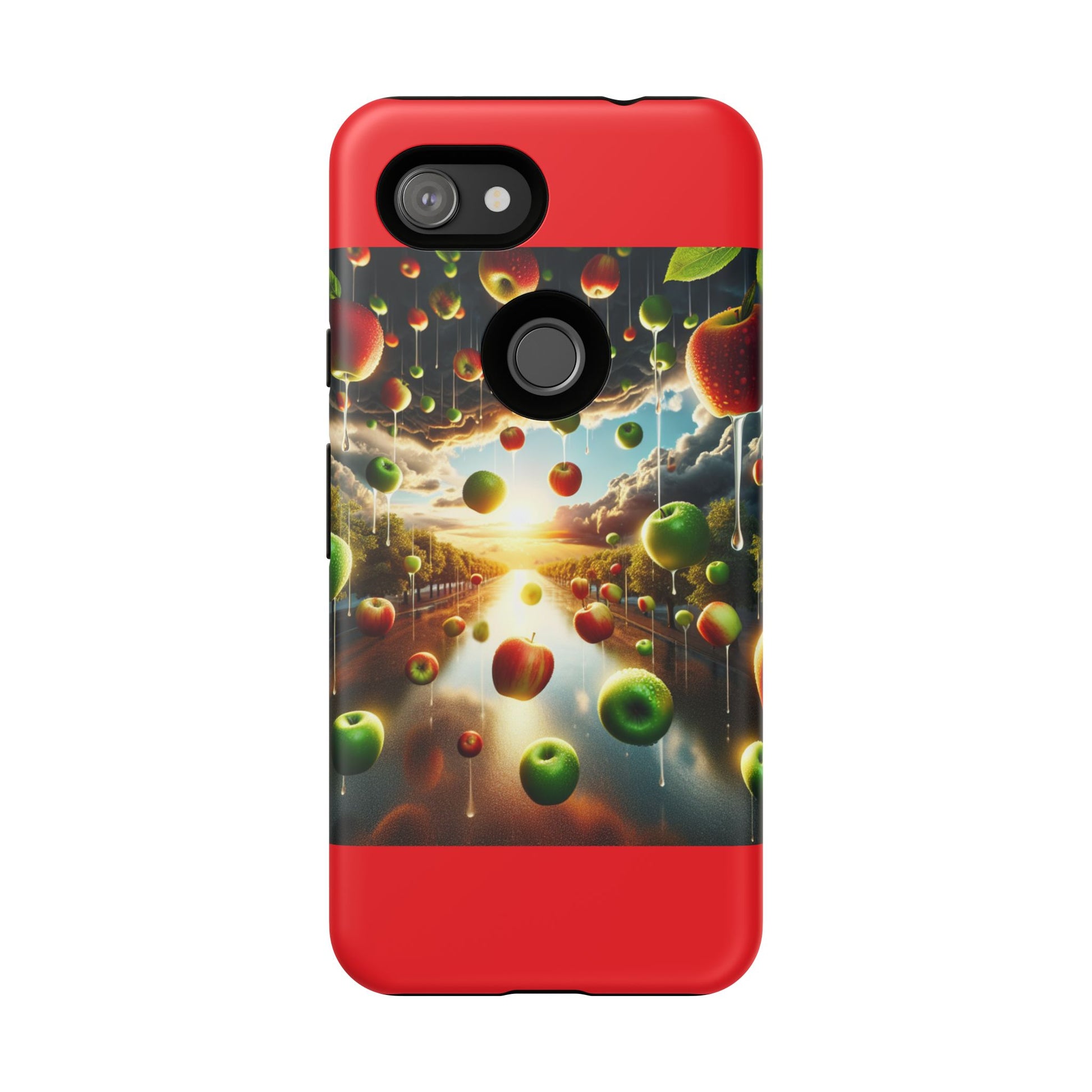 Vibrant Phone Case with Artistic Apple Design, Unique Gift for Art Lovers, Trendy Accessory for Any Occasion, Stylish Smartphone Cover