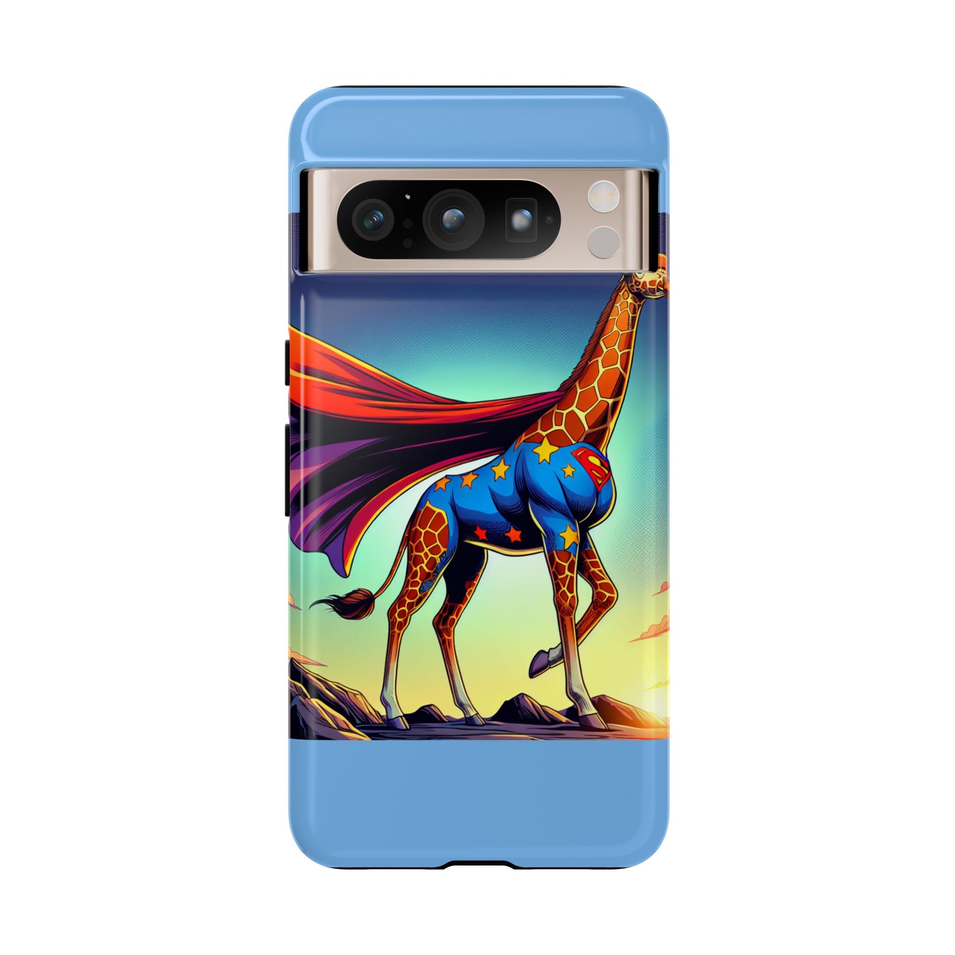 Superhero Giraffe Phone Case | Tough Cases, Unique Gifts, Animal Lover Accessories, Fun Tech Protectors, Cute Phone Covers, Birthday Gift