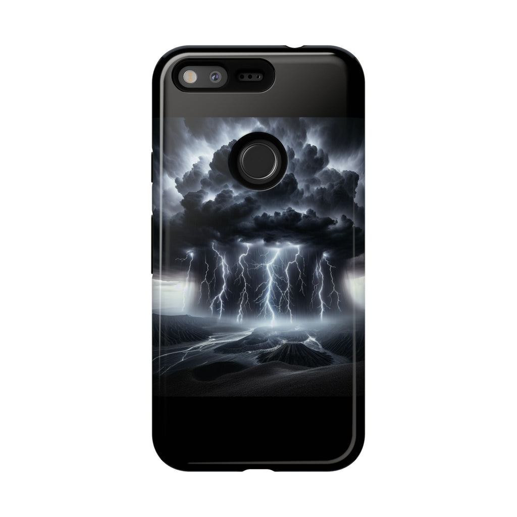 Tough Cases for the Bold: Stormy Thunder Phone Case, Lightning Protection, Durable Cover for Adventurers, Unique Gift for Nature [...]