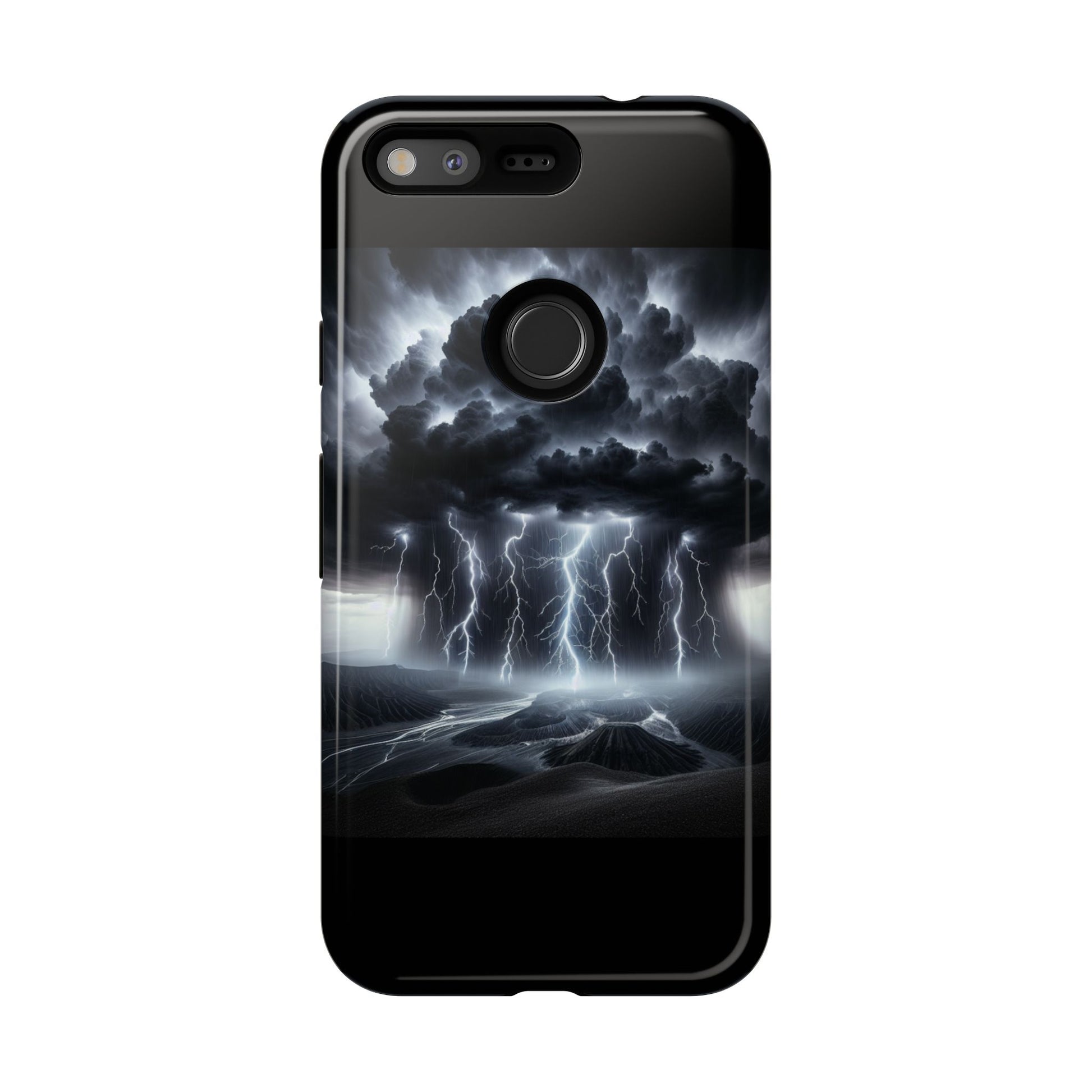 Tough Cases for the Bold: Stormy Thunder Phone Case, Lightning Protection, Durable Cover for Adventurers, Unique Gift for Nature [...]