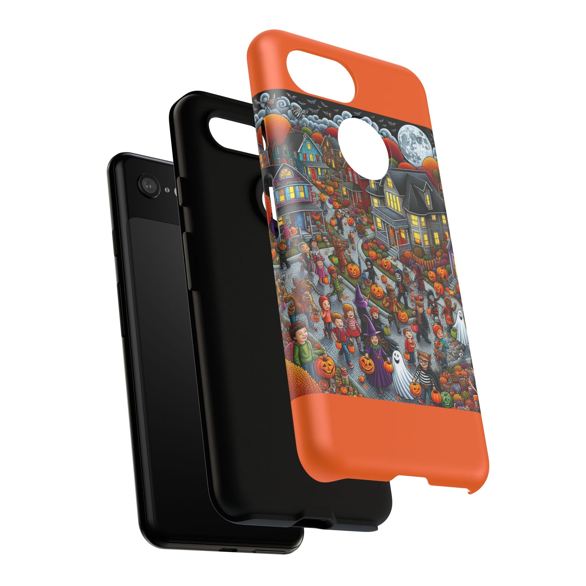 Halloween Phone Case, Tough Cases for Spooky Season, Fall Decor, Trick or Treat, Pumpkin Lovers, Ghost Design