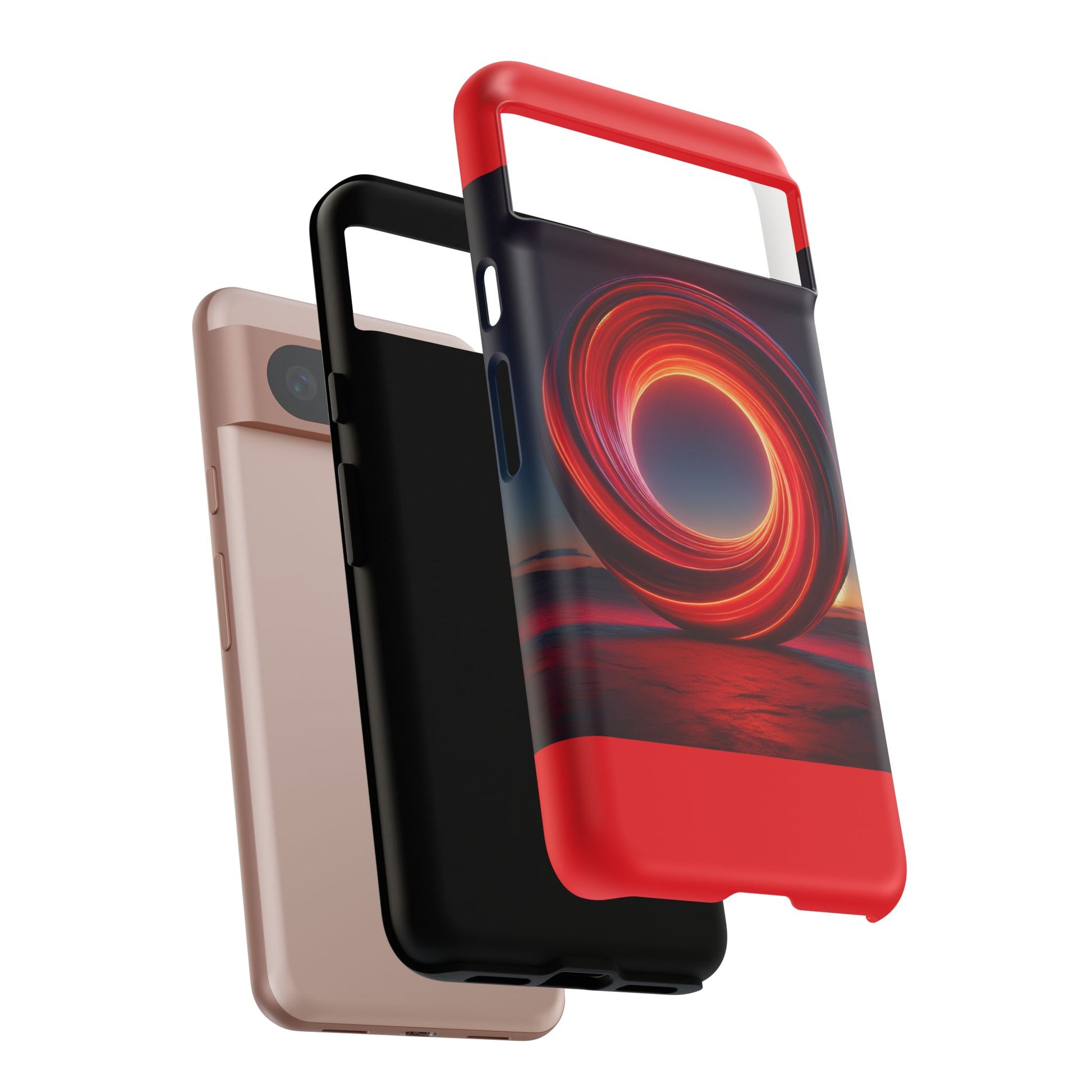 Vibrant Phone Case with Abstract Design, Tough Cases for Tech Lovers, Sleek Protection, Gift for Friends, Customizable Mobile Accessory