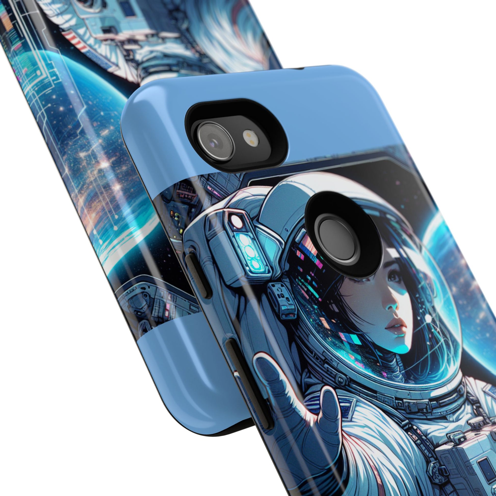 Astronaut Phone Case, Space-Themed Tough Case, Unique Gift for Science Lovers, Trendy Protection for Smartphones, Cool Tech Accessories