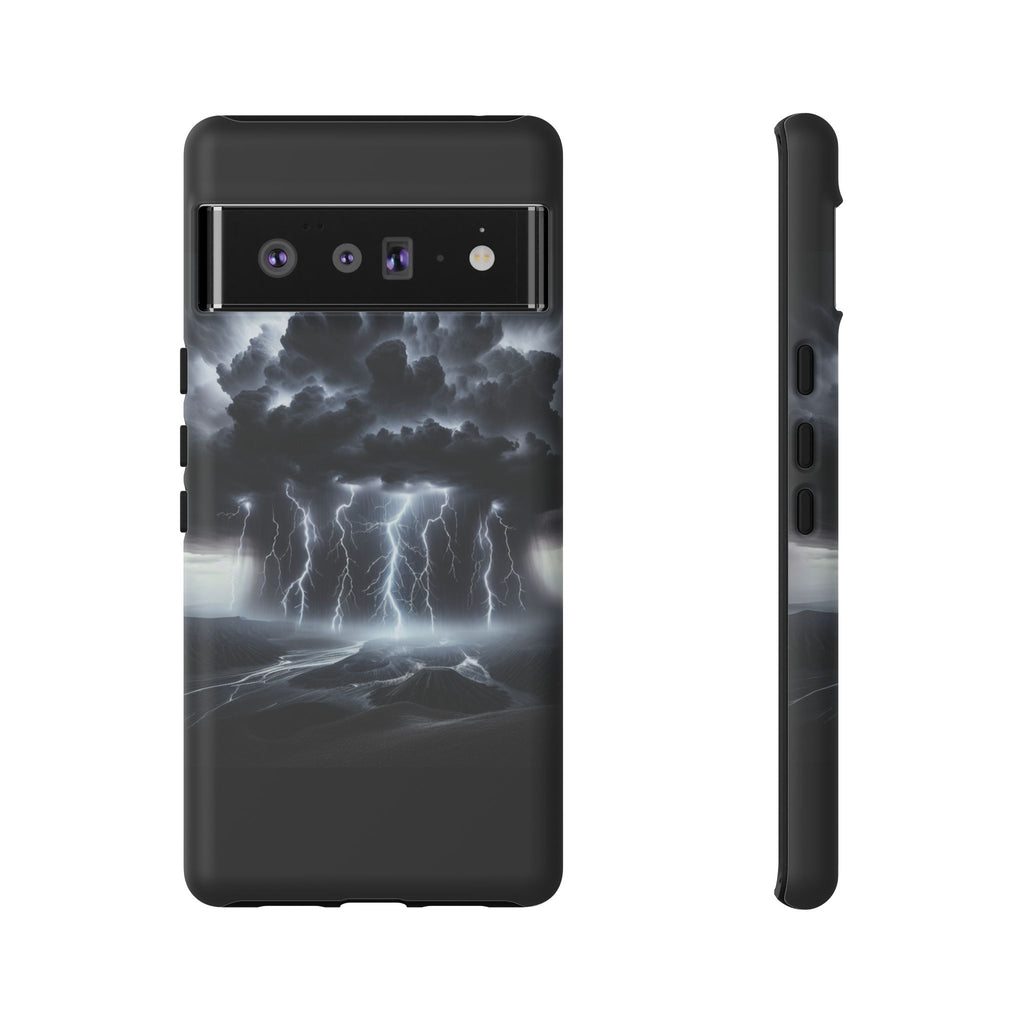 Tough Cases for the Bold: Stormy Thunder Phone Case, Lightning Protection, Durable Cover for Adventurers, Unique Gift for Nature [...]