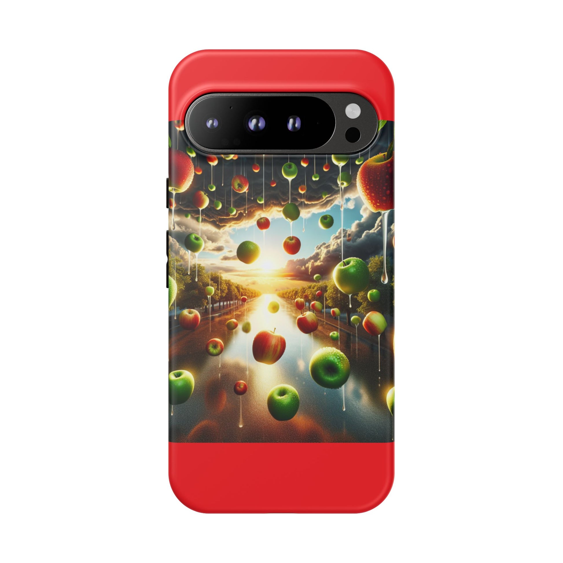 Vibrant Phone Case with Artistic Apple Design, Unique Gift for Art Lovers, Trendy Accessory for Any Occasion, Stylish Smartphone Cover