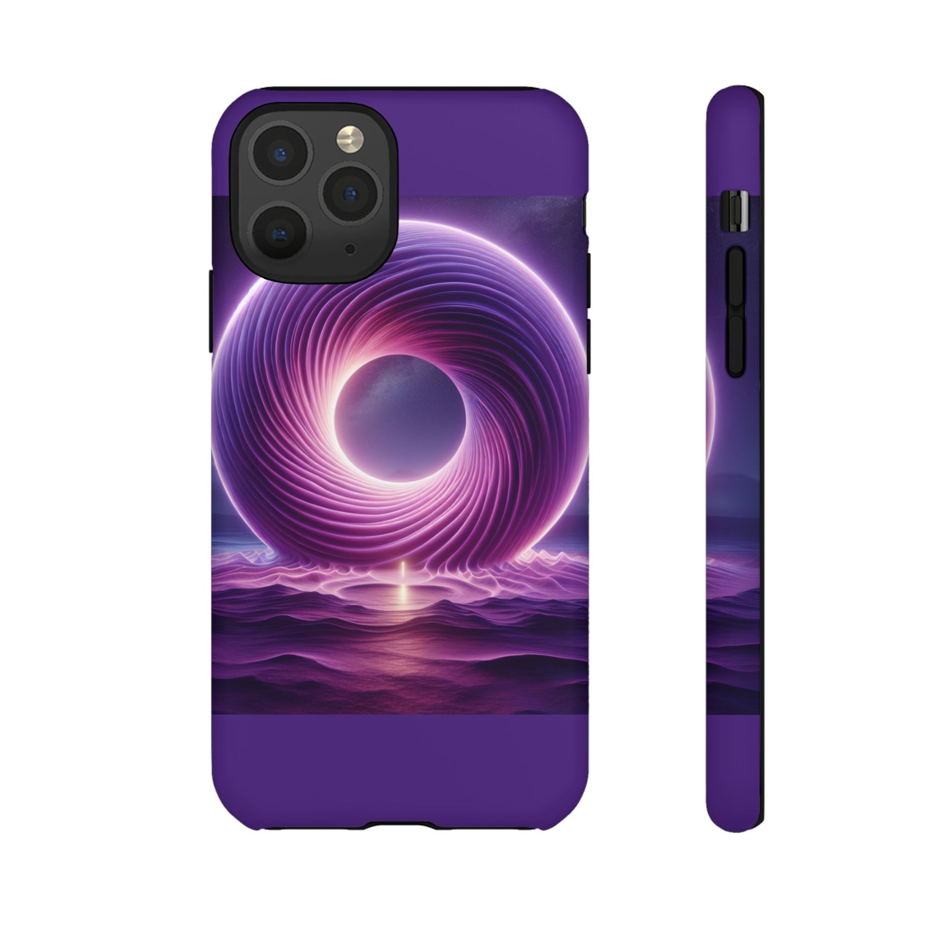 Colorful Phone Case with Swirling Design, Tough Phone Cover, Cosmic Phone Protector, Unique Gift for Tech Lovers, Stylish Smartphone Shell