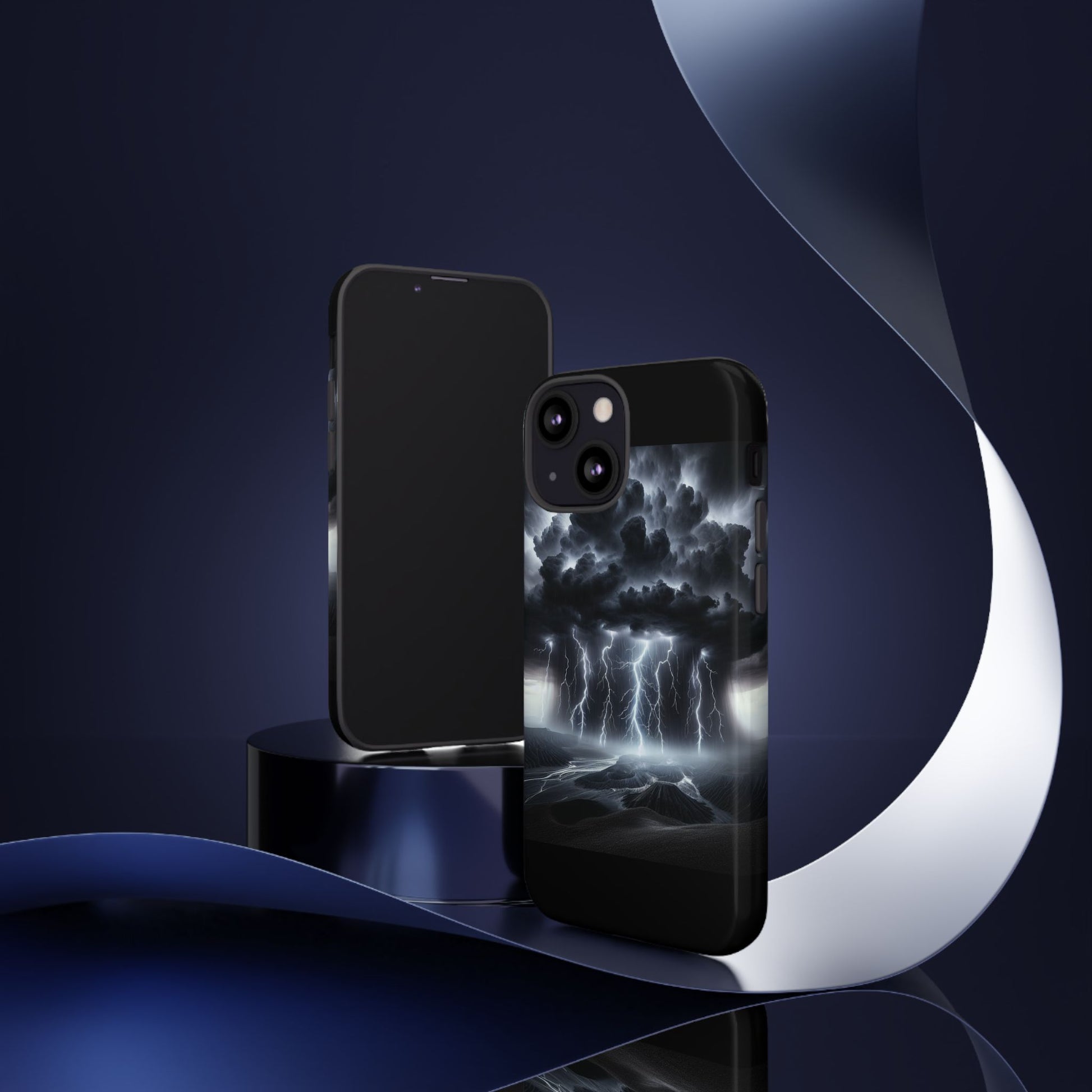 Tough Cases for the Bold: Stormy Thunder Phone Case, Lightning Protection, Durable Cover for Adventurers, Unique Gift for Nature [...]