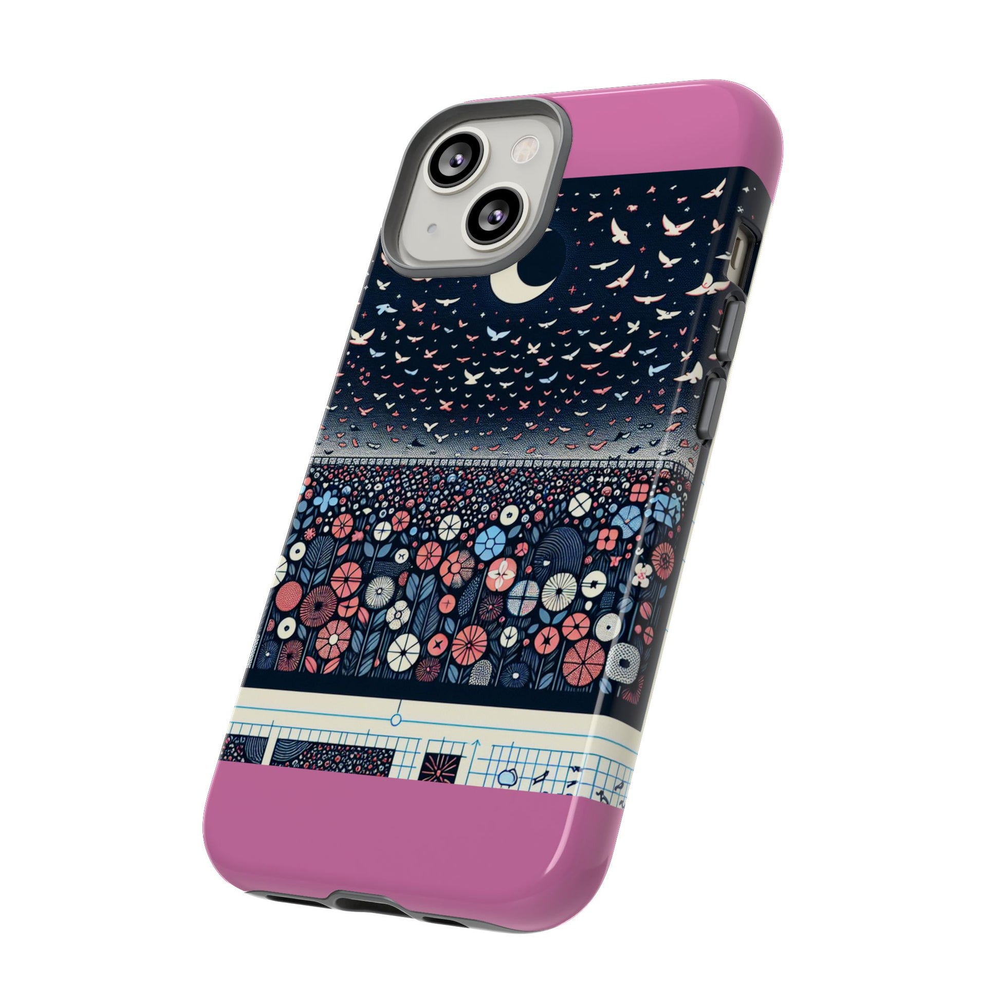 Floral Phone Case, Tough Cases for iPhone, Nature-Inspired Design, Gift for Her, Stylish Protection, Trending Accessory