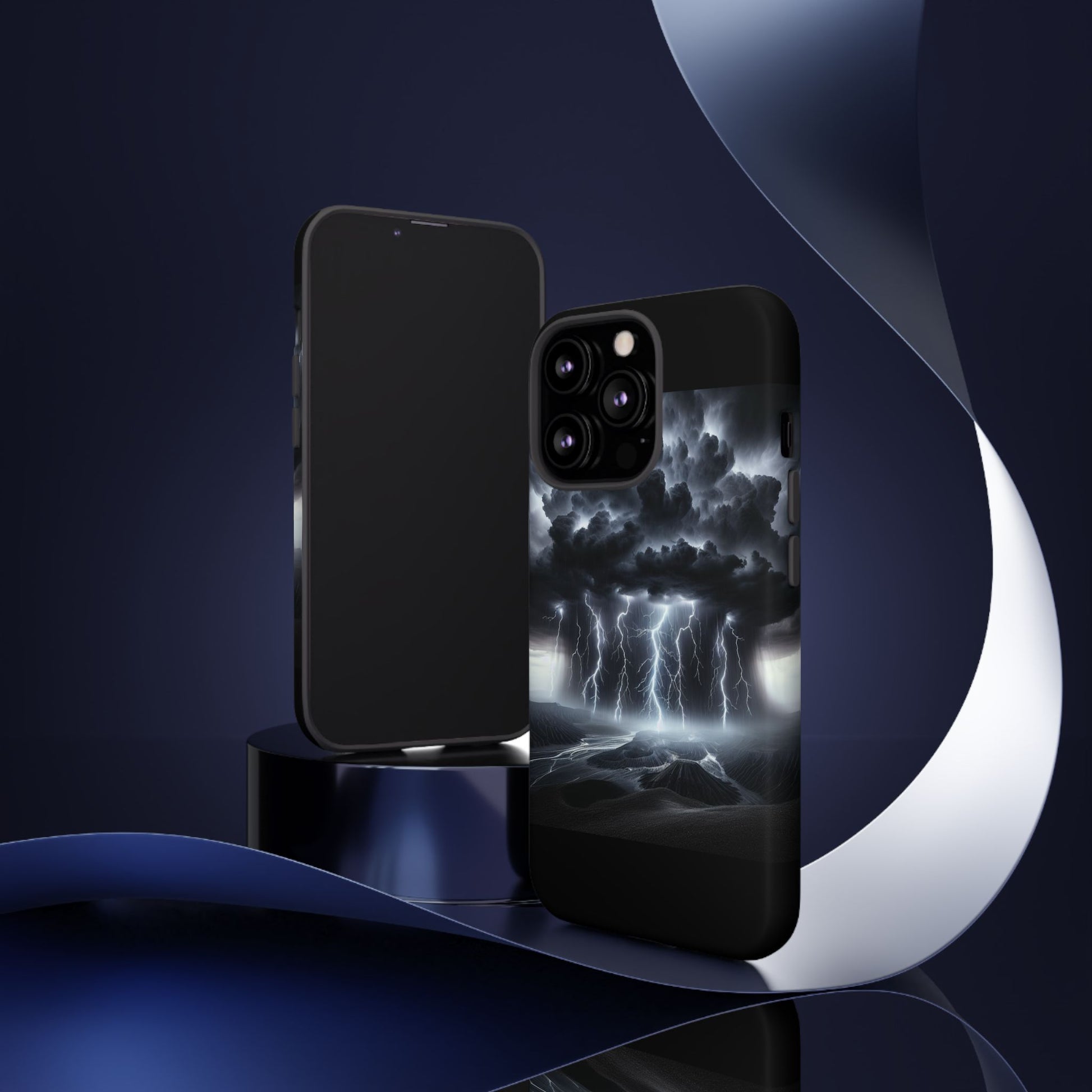 Tough Cases for the Bold: Stormy Thunder Phone Case, Lightning Protection, Durable Cover for Adventurers, Unique Gift for Nature [...]