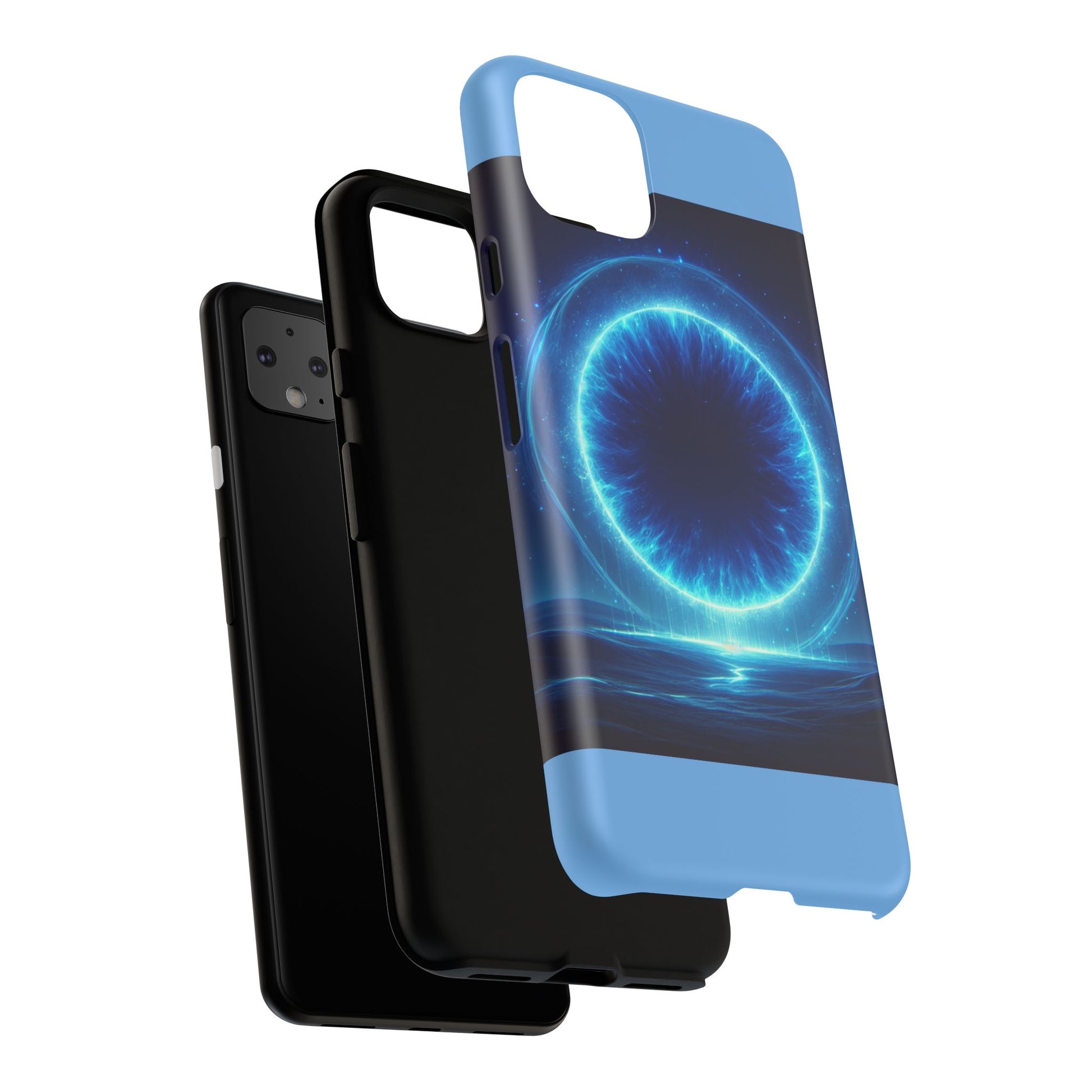 Blue Galaxy Phone Case, Tough Phone Cover, Cosmic Protection Case, Space Design, Gift for Space Lovers