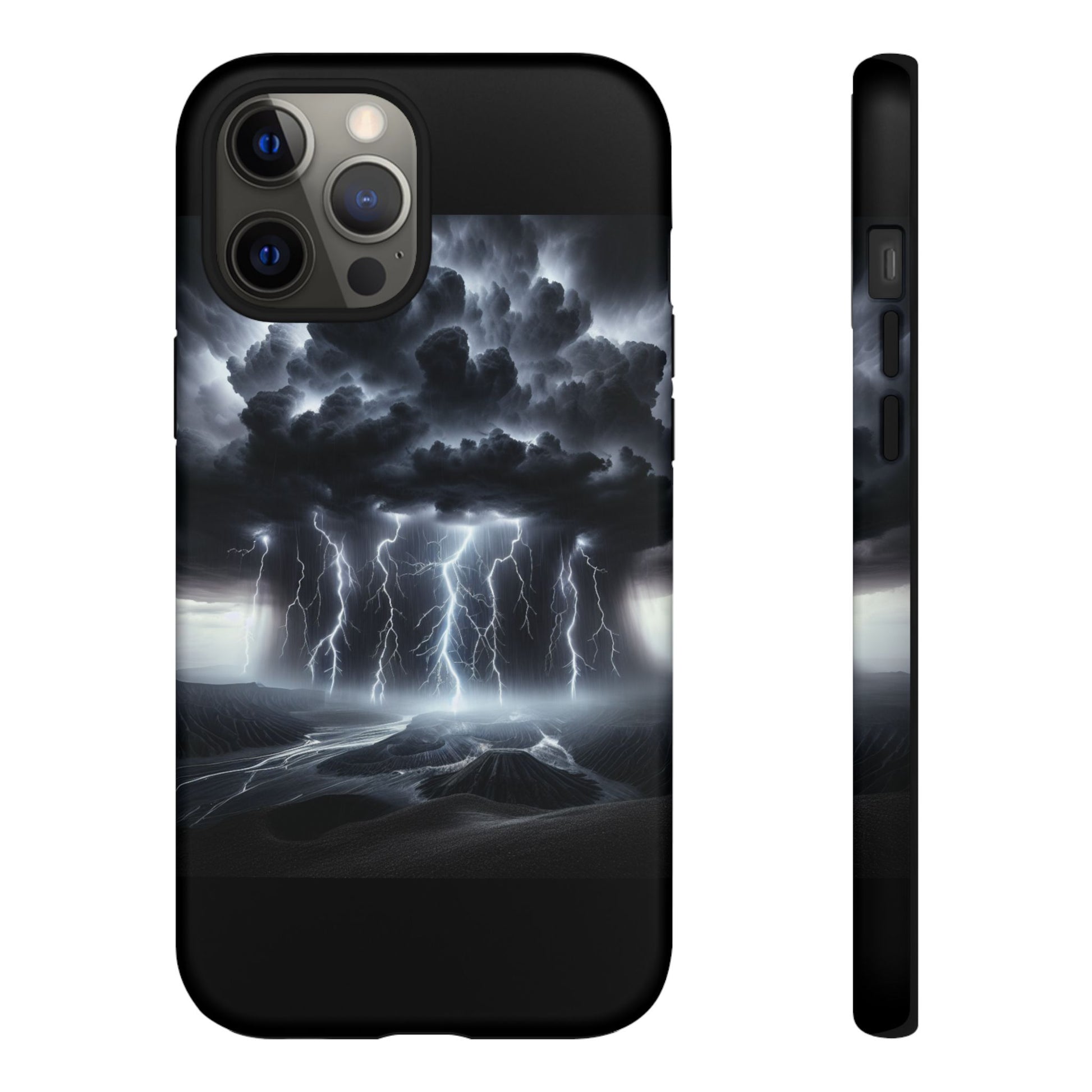 Tough Cases for the Bold: Stormy Thunder Phone Case, Lightning Protection, Durable Cover for Adventurers, Unique Gift for Nature [...]