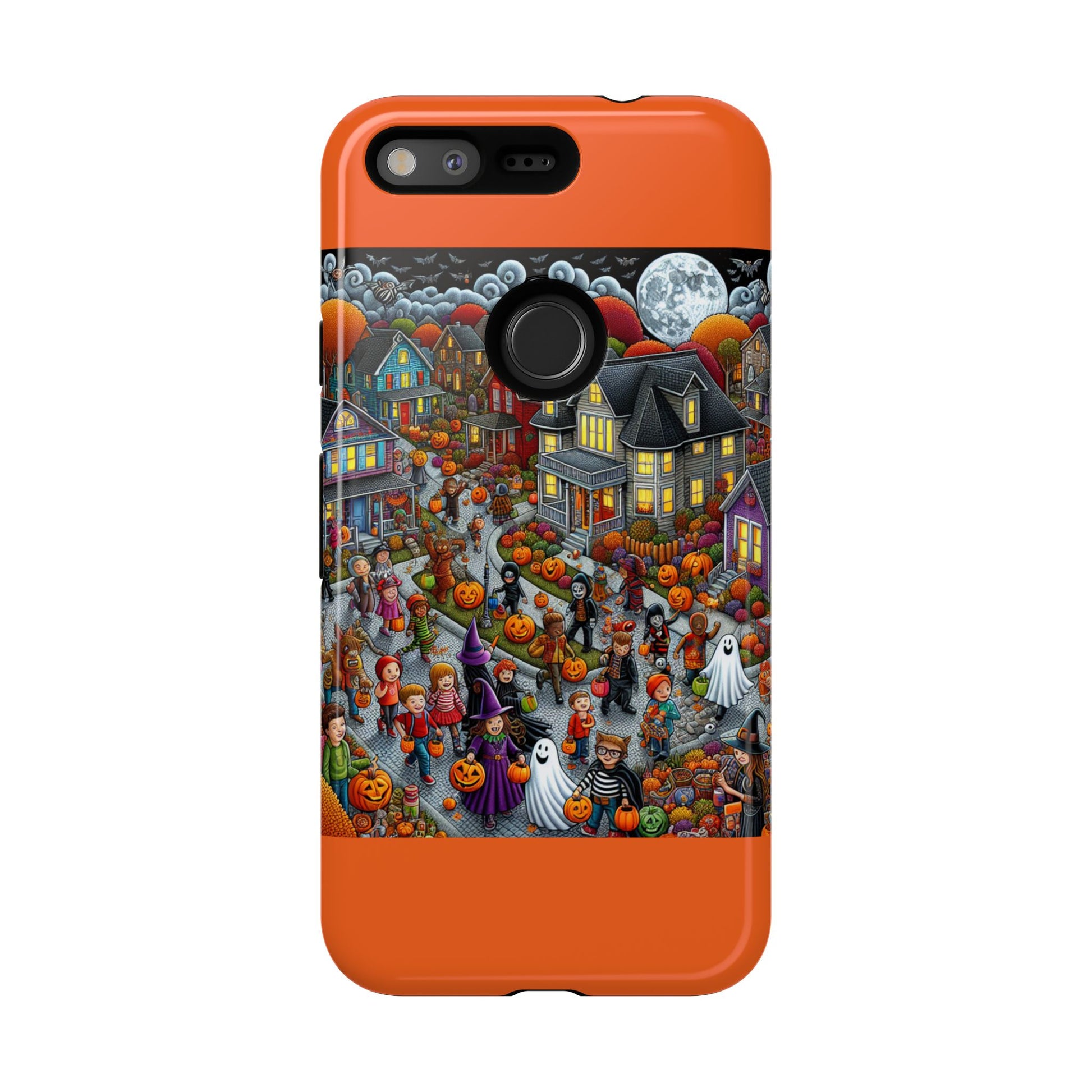 Halloween Phone Case, Tough Cases for Spooky Season, Fall Decor, Trick or Treat, Pumpkin Lovers, Ghost Design