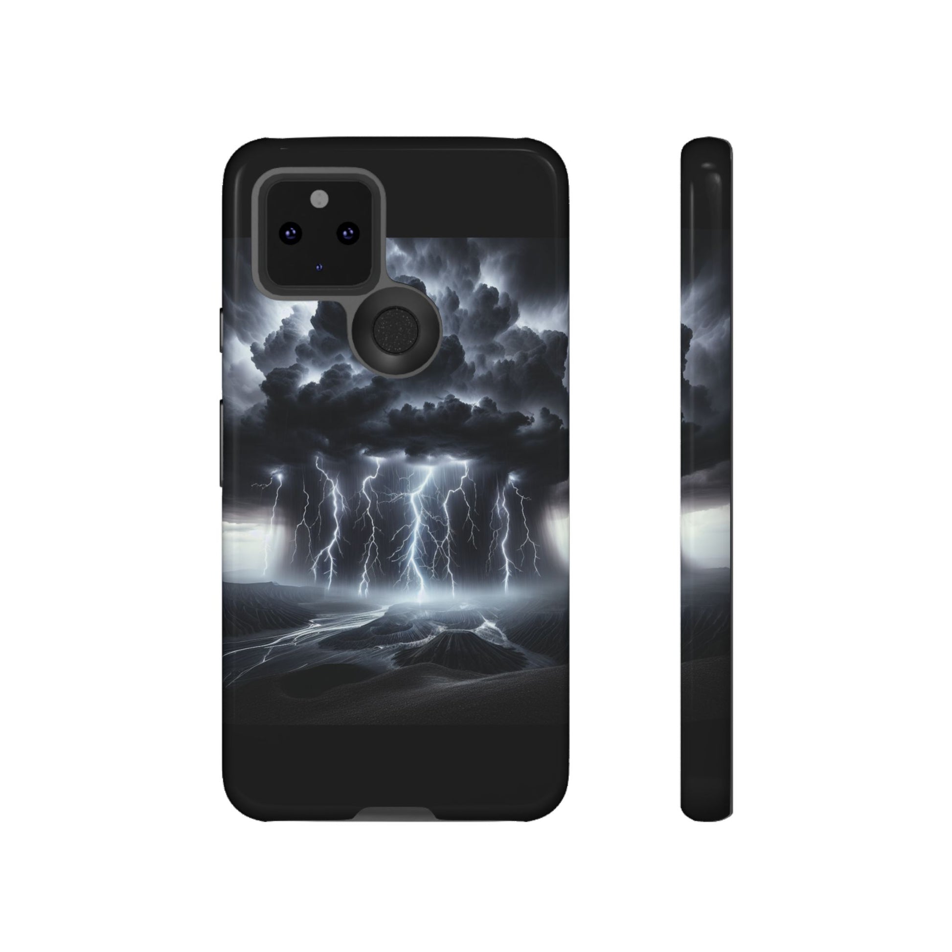 Tough Cases for the Bold: Stormy Thunder Phone Case, Lightning Protection, Durable Cover for Adventurers, Unique Gift for Nature [...]