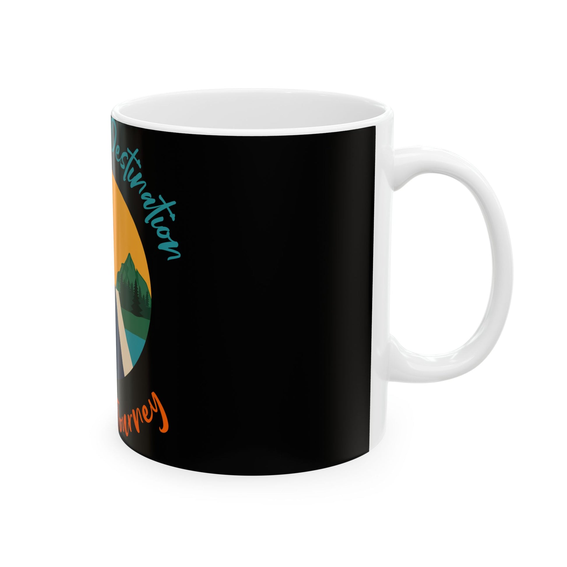 Inspirational Road Trip Mug, Travel Gift, Quote Coffee Cup, Journey Reminder, Adventure Lover's Drinkware