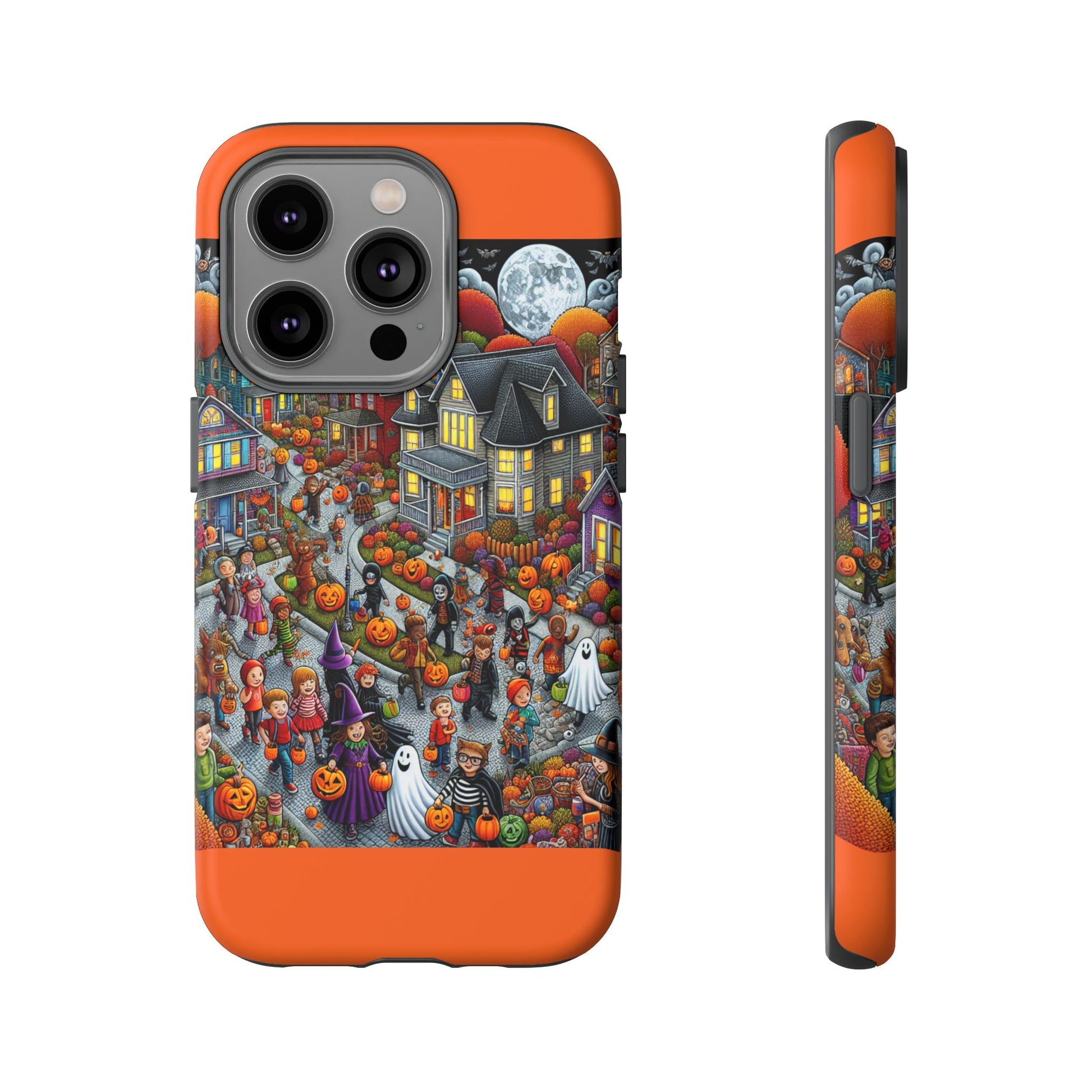 Halloween Phone Case, Tough Cases for Spooky Season, Fall Decor, Trick or Treat, Pumpkin Lovers, Ghost Design