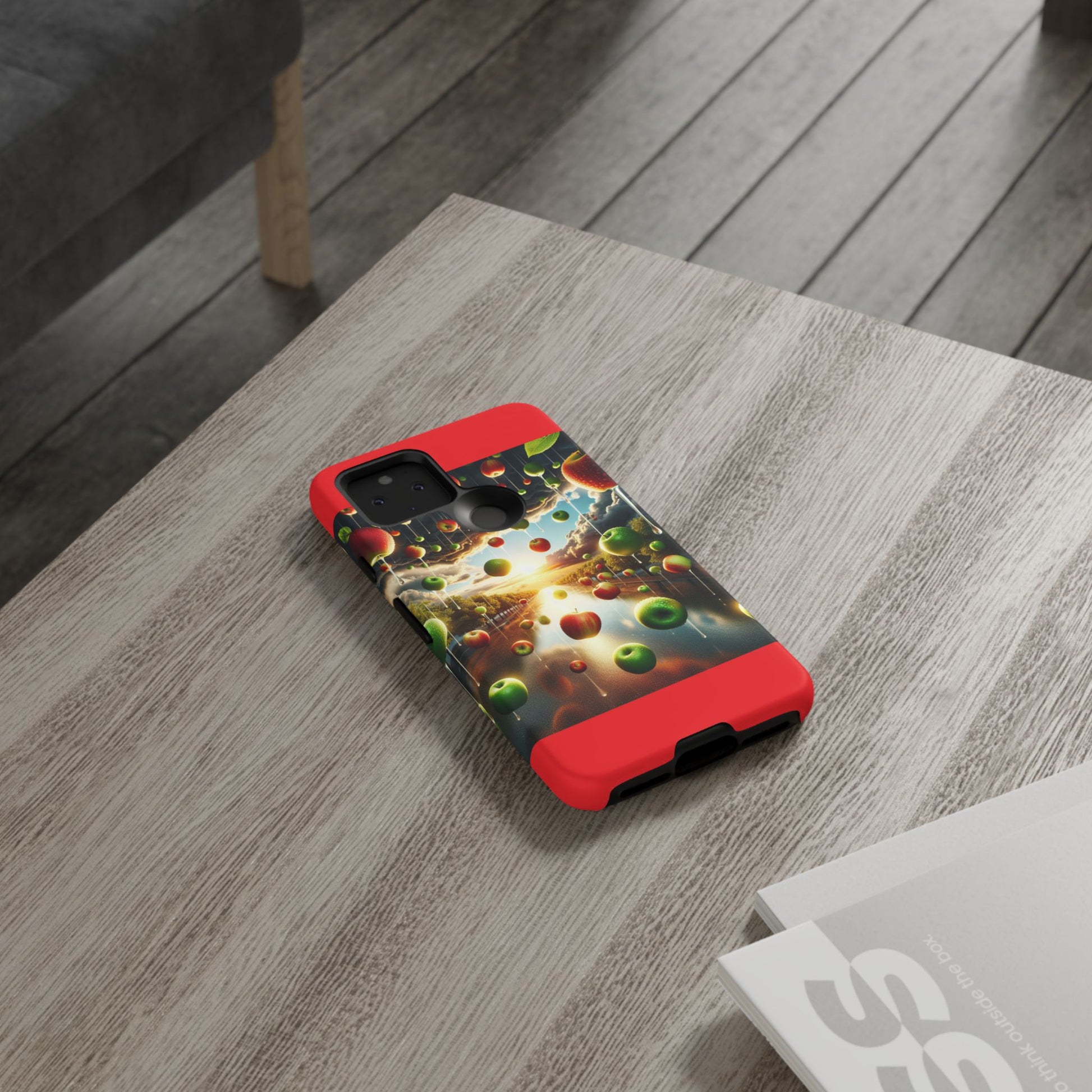 Vibrant Phone Case with Artistic Apple Design, Unique Gift for Art Lovers, Trendy Accessory for Any Occasion, Stylish Smartphone Cover