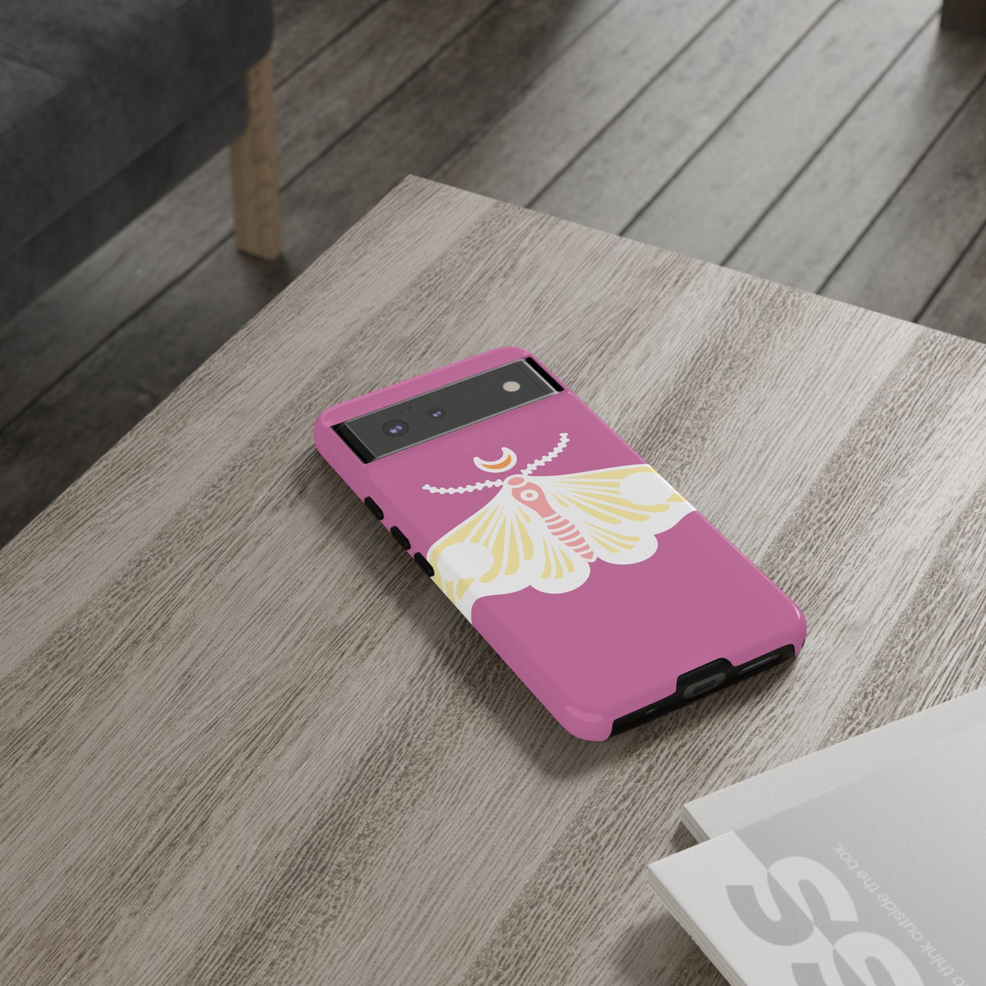 Colorful Moth Phone Case | Tough Cases for iPhone, Unique Gift, Nature Lovers, Boho Style, Trendy Accessories