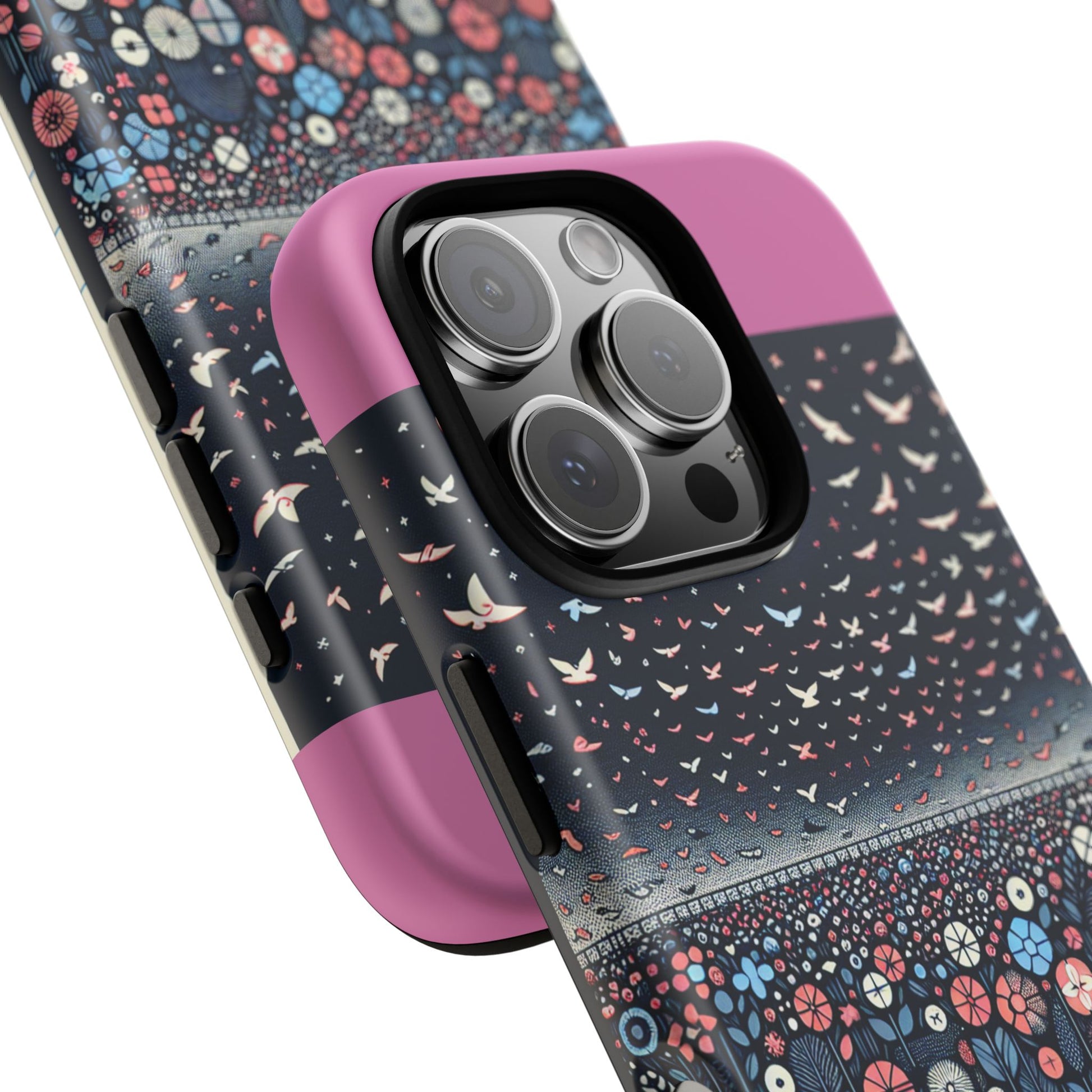 Floral Phone Case, Tough Cases for iPhone, Nature-Inspired Design, Gift for Her, Stylish Protection, Trending Accessory