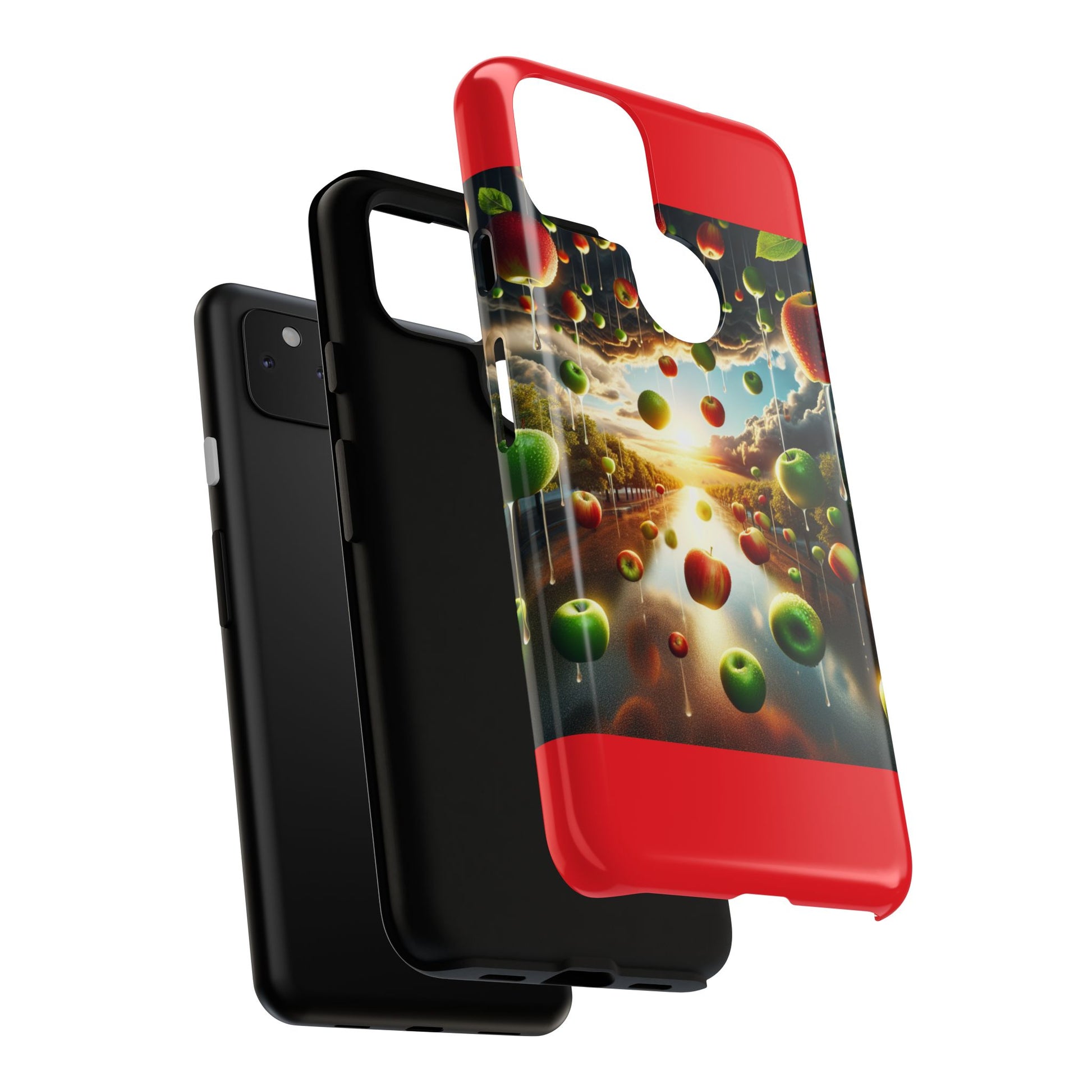 Vibrant Phone Case with Artistic Apple Design, Unique Gift for Art Lovers, Trendy Accessory for Any Occasion, Stylish Smartphone Cover