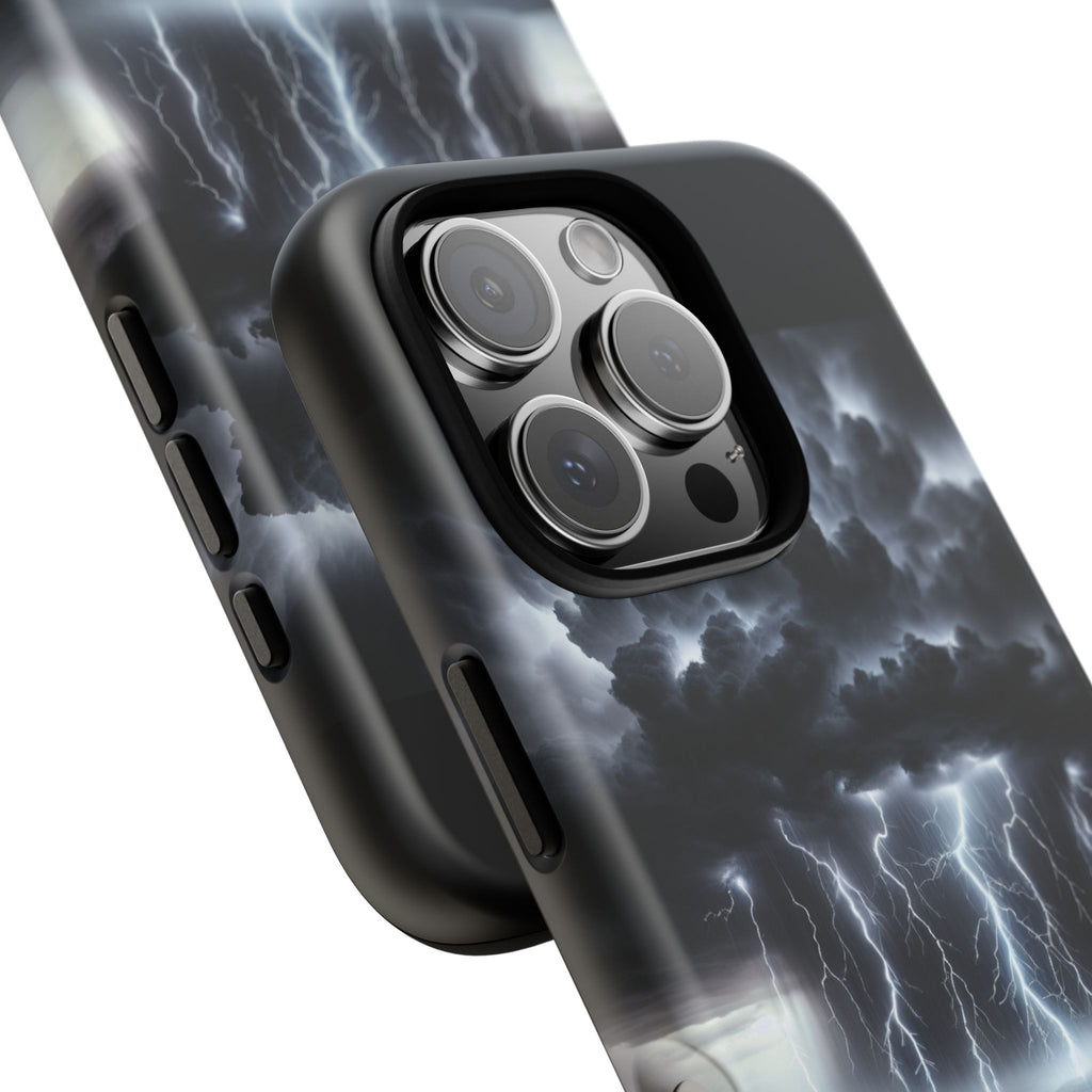 Tough Cases for the Bold: Stormy Thunder Phone Case, Lightning Protection, Durable Cover for Adventurers, Unique Gift for Nature [...]