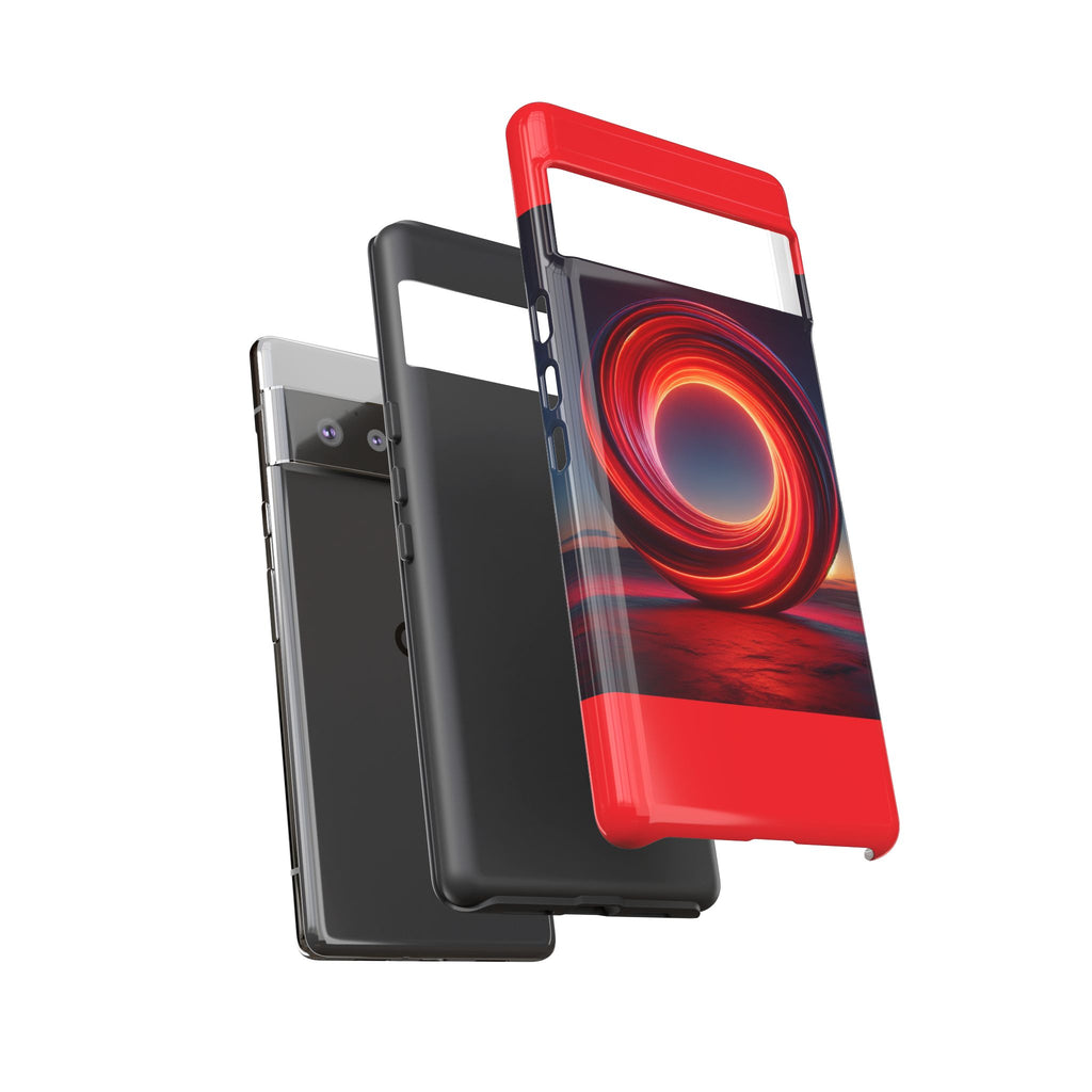 Vibrant Phone Case with Abstract Design, Tough Cases for Tech Lovers, Sleek Protection, Gift for Friends, Customizable Mobile Accessory