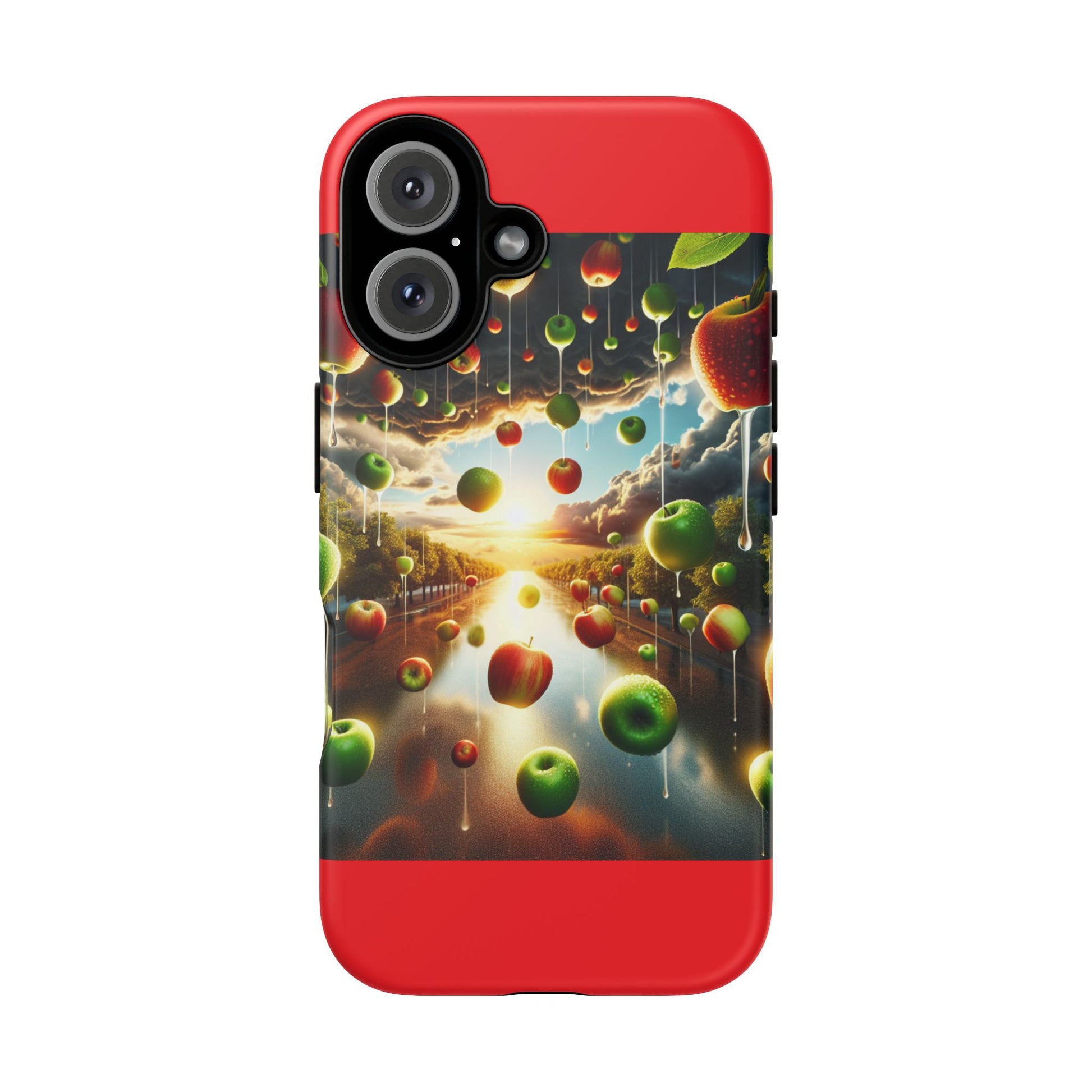 Vibrant Phone Case with Artistic Apple Design, Unique Gift for Art Lovers, Trendy Accessory for Any Occasion, Stylish Smartphone Cover