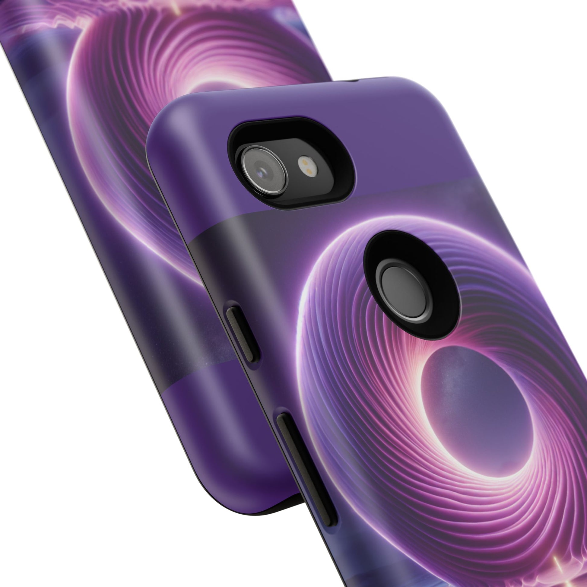 Colorful Phone Case with Swirling Design, Tough Phone Cover, Cosmic Phone Protector, Unique Gift for Tech Lovers, Stylish Smartphone Shell