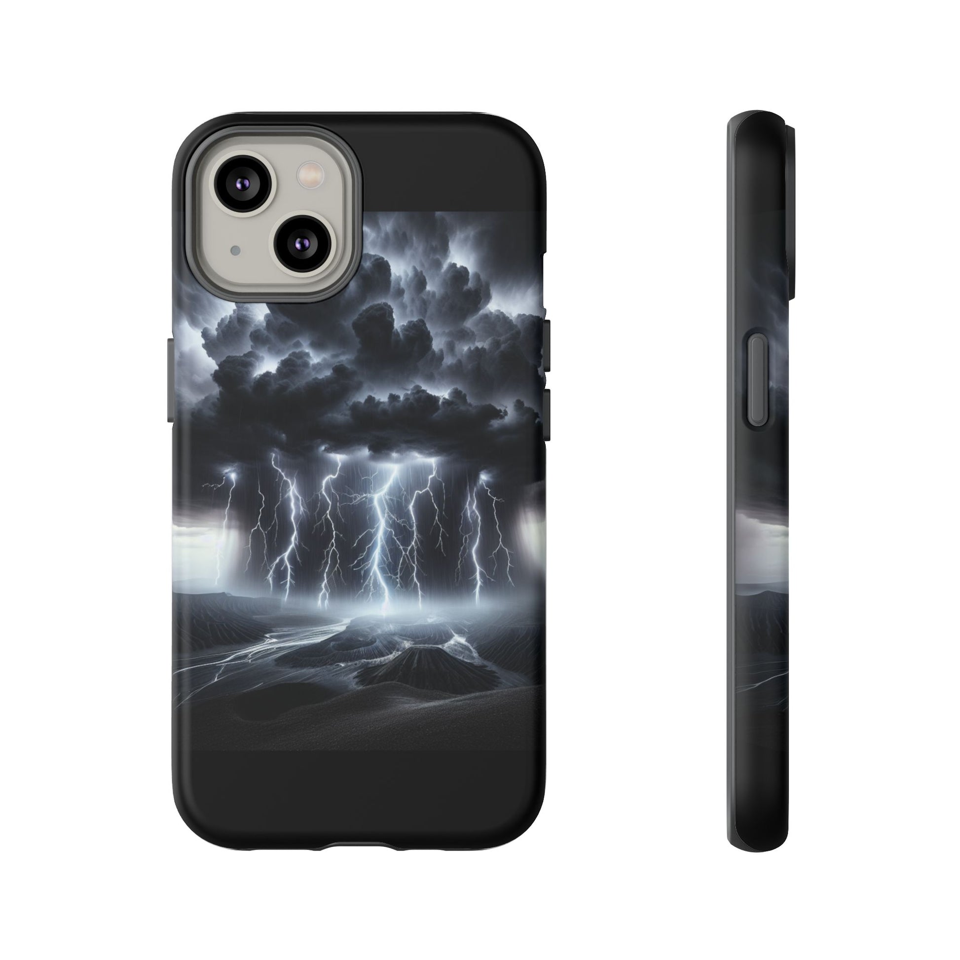 Tough Cases for the Bold: Stormy Thunder Phone Case, Lightning Protection, Durable Cover for Adventurers, Unique Gift for Nature [...]