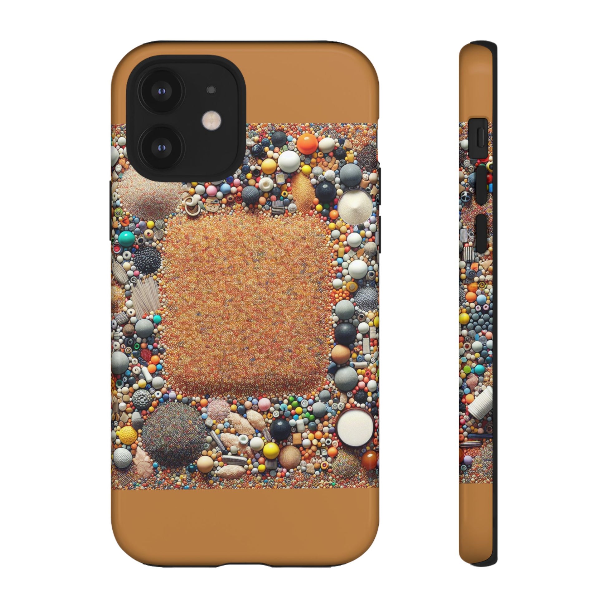 Colorful Phone Case with Unique Texture, Tough Case, Phone Accessory, Trendy Design, Gift for Tech Lovers, Durable Protection