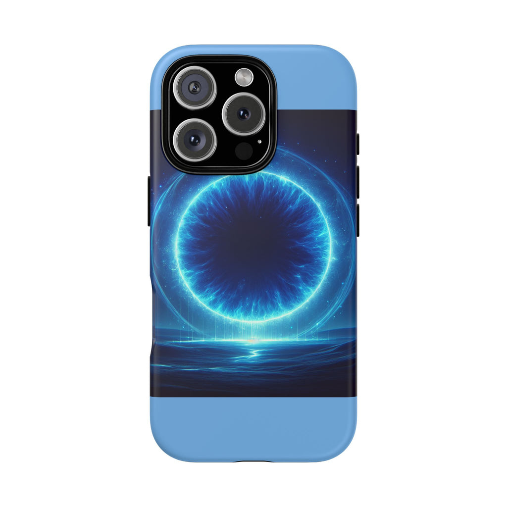 Blue Galaxy Phone Case, Tough Phone Cover, Cosmic Protection Case, Space Design, Gift for Space Lovers