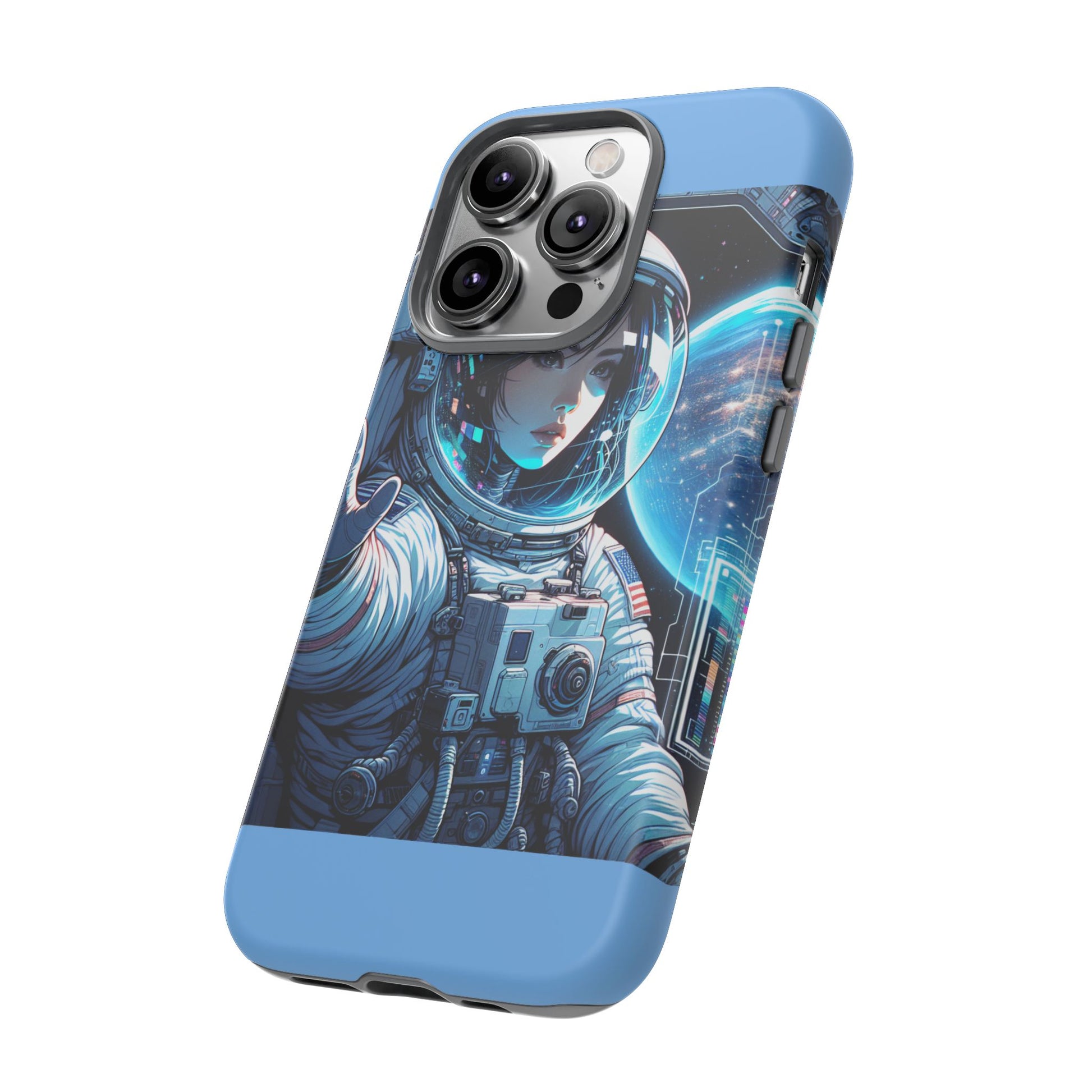Astronaut Phone Case, Space-Themed Tough Case, Unique Gift for Science Lovers, Trendy Protection for Smartphones, Cool Tech Accessories