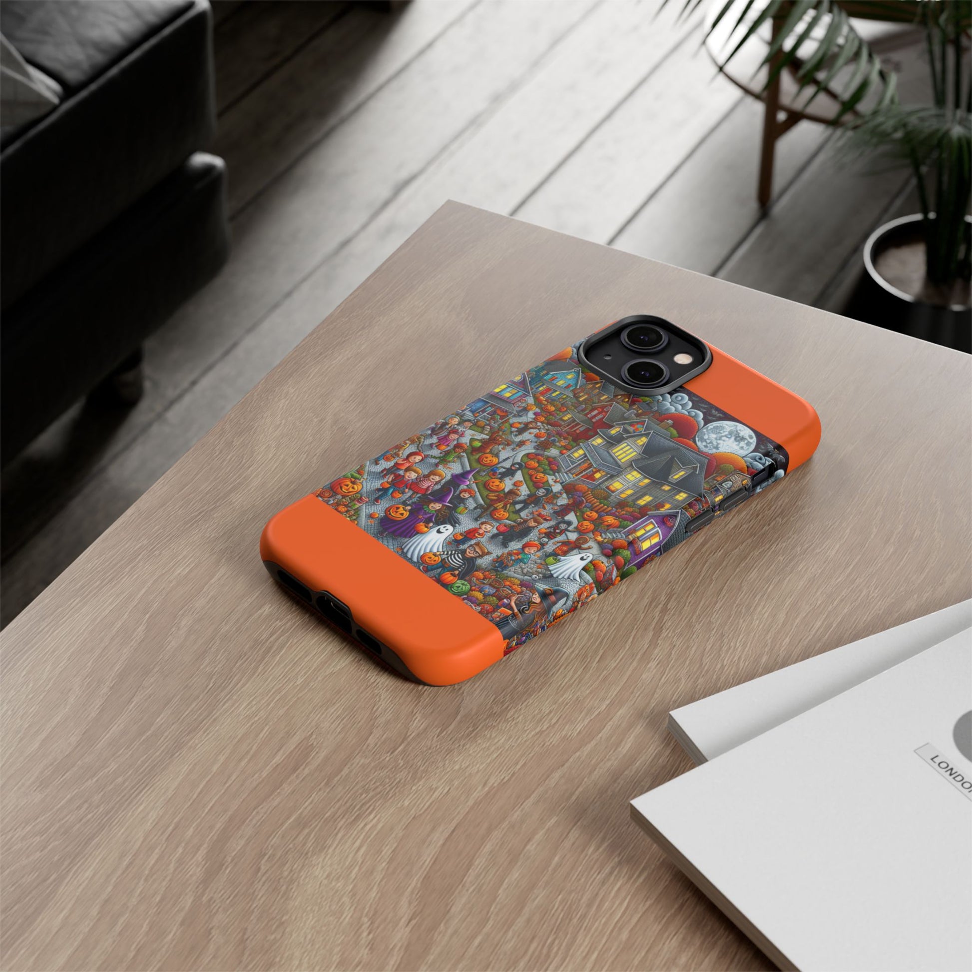 Halloween Phone Case, Tough Cases for Spooky Season, Fall Decor, Trick or Treat, Pumpkin Lovers, Ghost Design