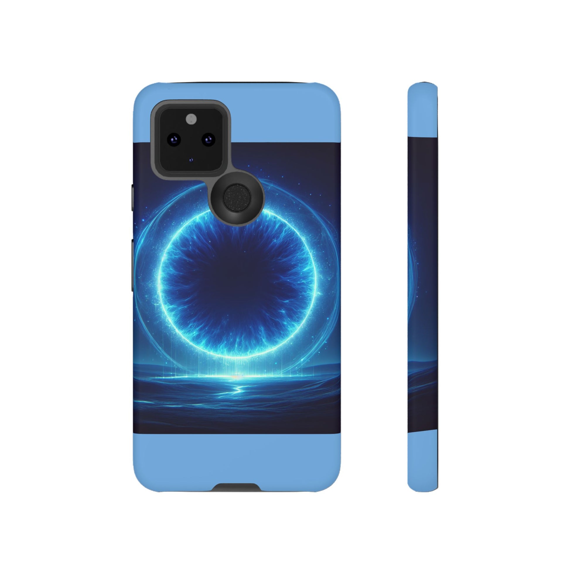 Blue Galaxy Phone Case, Tough Phone Cover, Cosmic Protection Case, Space Design, Gift for Space Lovers