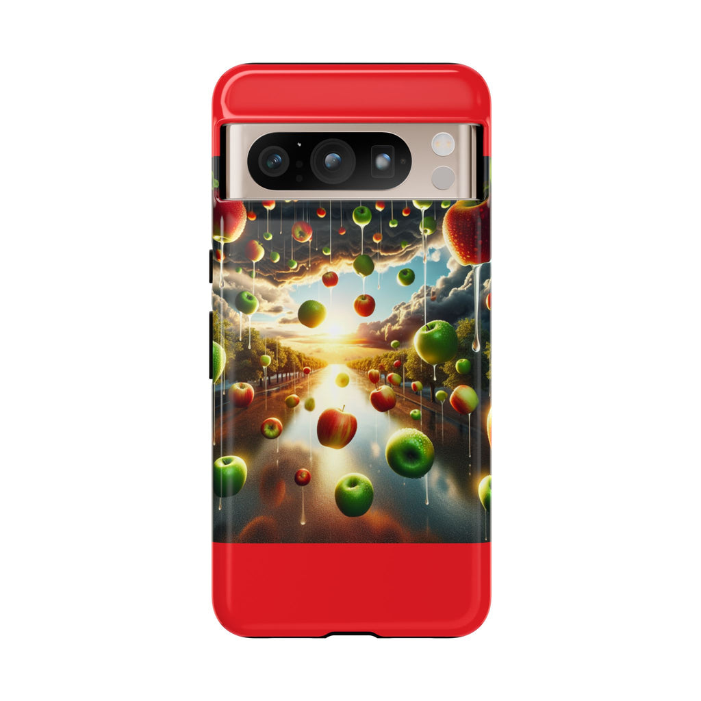 Vibrant Phone Case with Artistic Apple Design, Unique Gift for Art Lovers, Trendy Accessory for Any Occasion, Stylish Smartphone Cover