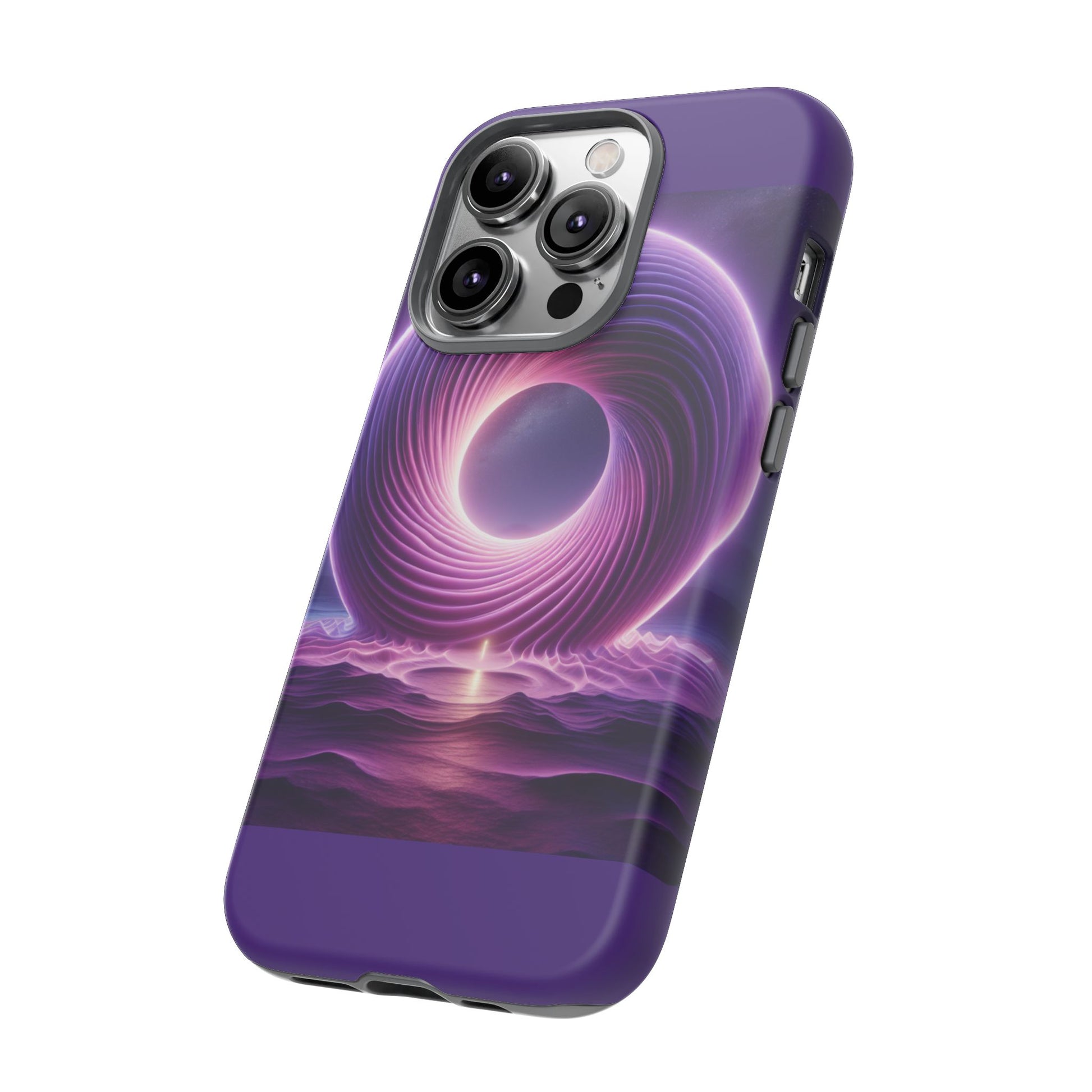 Colorful Phone Case with Swirling Design, Tough Phone Cover, Cosmic Phone Protector, Unique Gift for Tech Lovers, Stylish Smartphone Shell