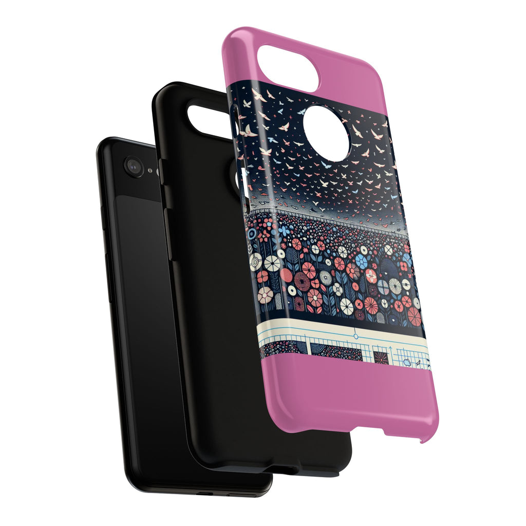 Floral Phone Case, Tough Cases for iPhone, Nature-Inspired Design, Gift for Her, Stylish Protection, Trending Accessory