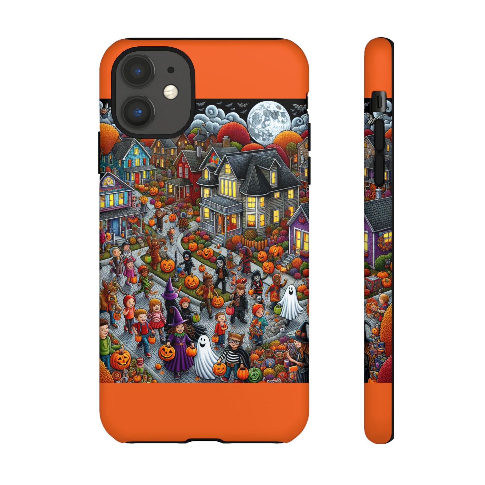 Halloween Phone Case, Tough Cases for Spooky Season, Fall Decor, Trick or Treat, Pumpkin Lovers, Ghost Design