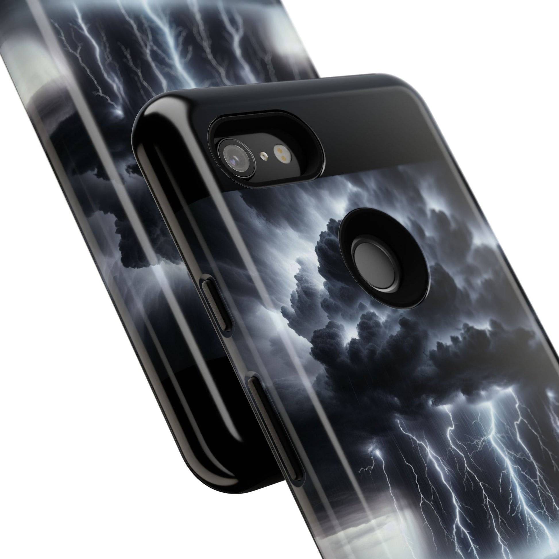 Tough Cases for the Bold: Stormy Thunder Phone Case, Lightning Protection, Durable Cover for Adventurers, Unique Gift for Nature [...]