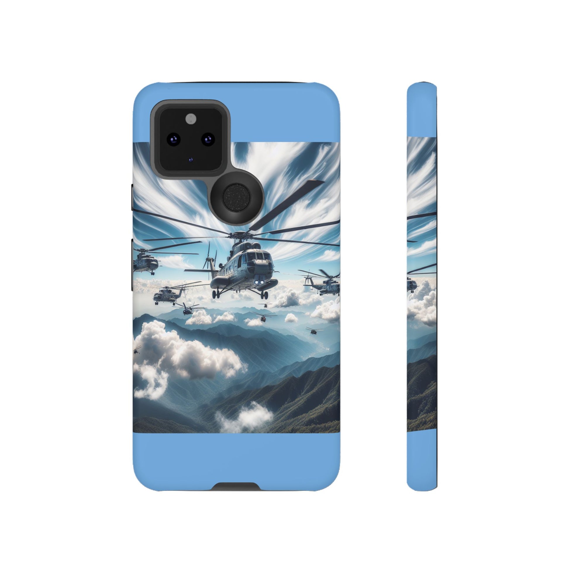 Tough Cases - Helicopter Design Phone Case, Military Style Cover, Unique Gift for Aviation Lovers, Durable Phone Protector, Hobbyist [...]