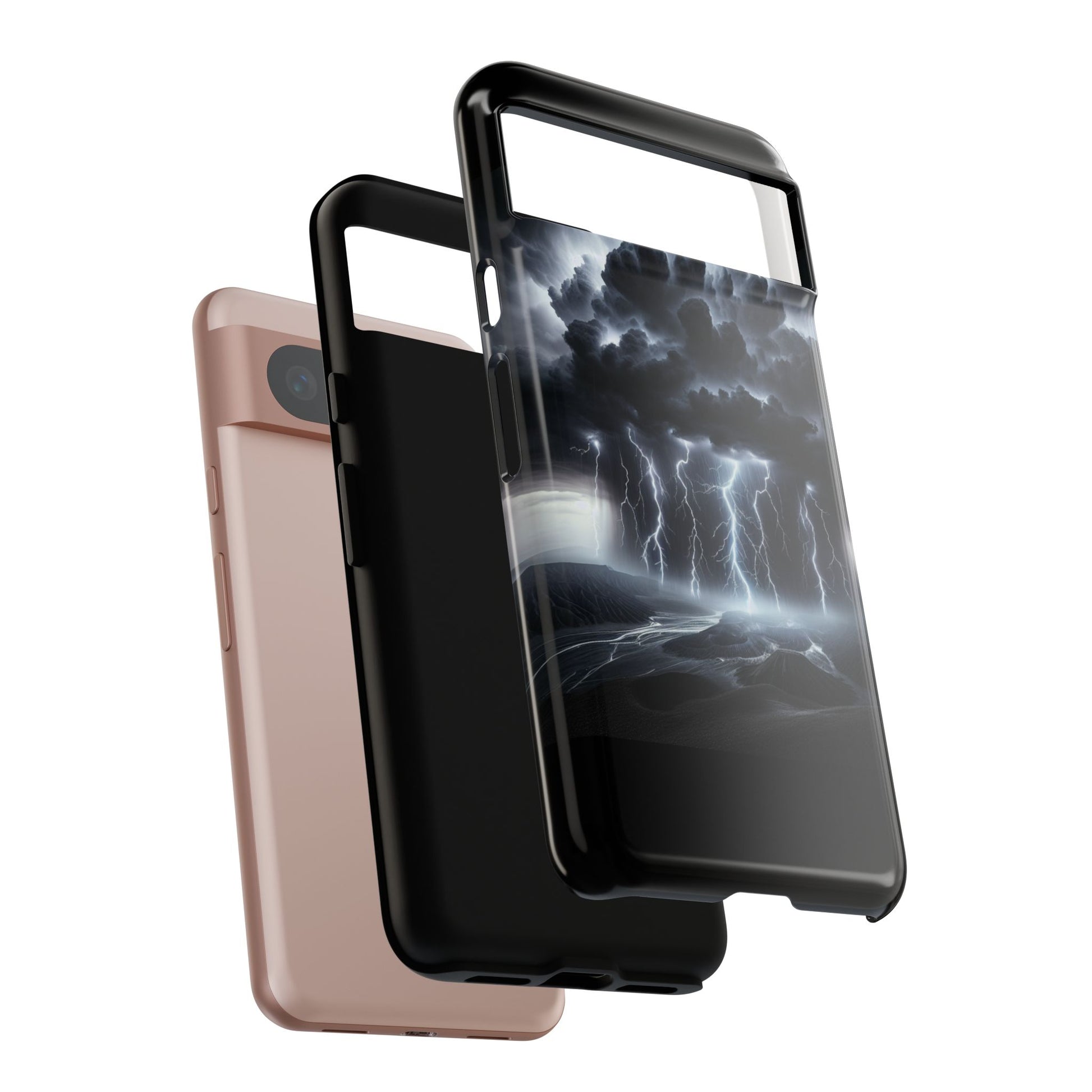 Tough Cases for the Bold: Stormy Thunder Phone Case, Lightning Protection, Durable Cover for Adventurers, Unique Gift for Nature [...]