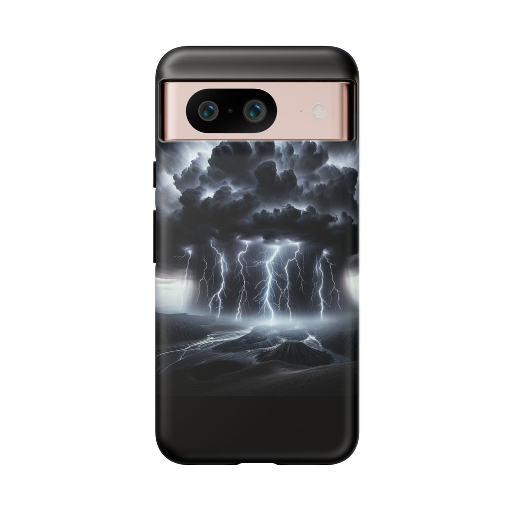Tough Cases for the Bold: Stormy Thunder Phone Case, Lightning Protection, Durable Cover for Adventurers, Unique Gift for Nature [...]